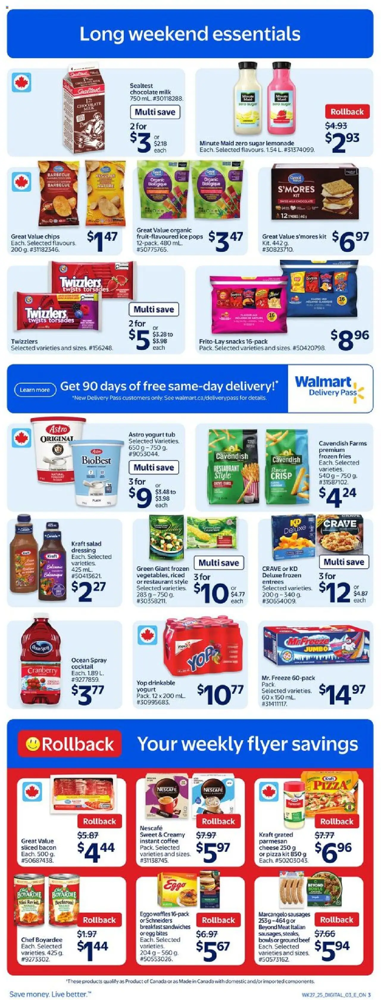 Walmart flyer valid from Jul 31, 2025 - page number 4