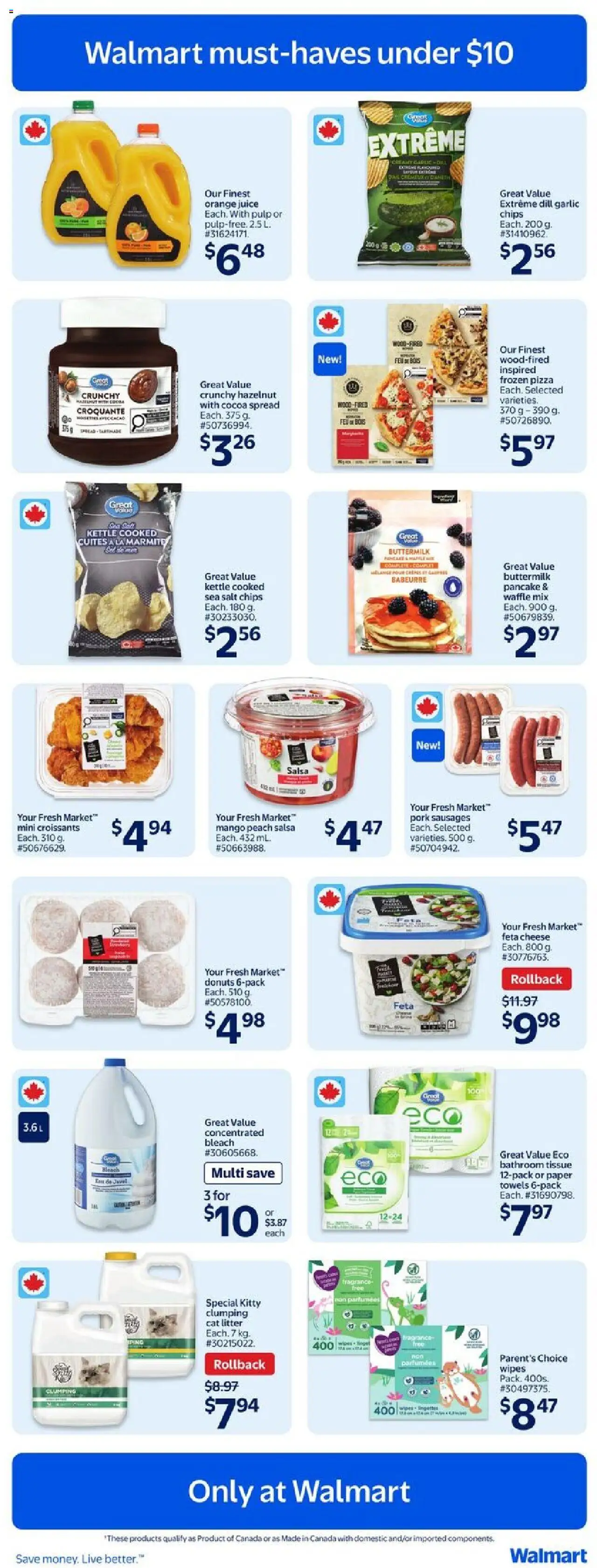 Walmart flyer valid from Jul 31, 2025 - page number 5