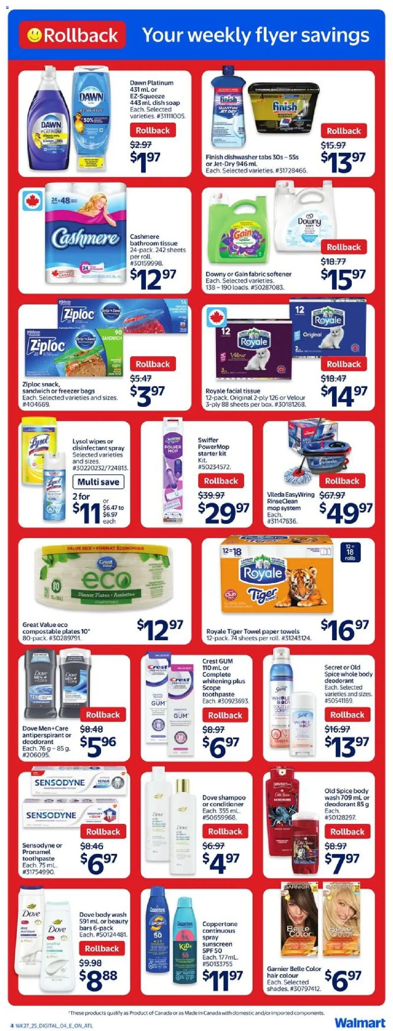 Walmart flyer valid from Jul 31, 2025 - page number 7