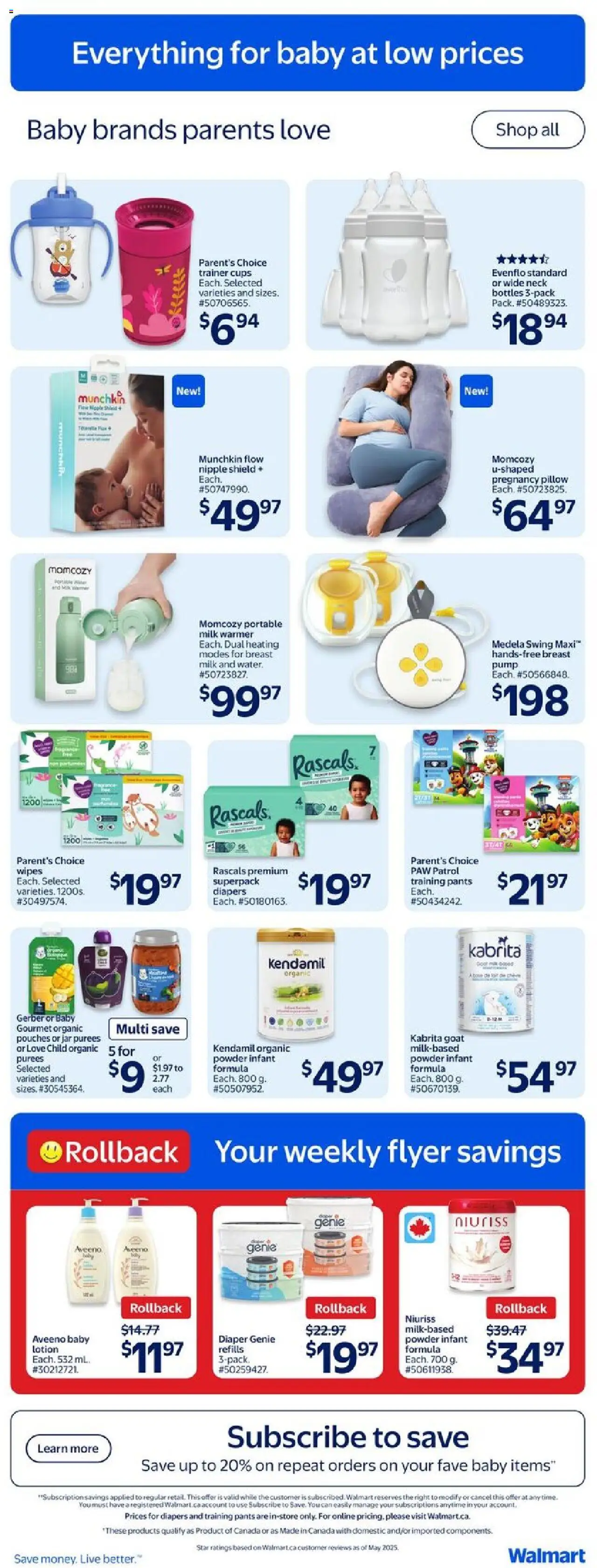 Walmart flyer valid from Jul 31, 2025 - page number 12