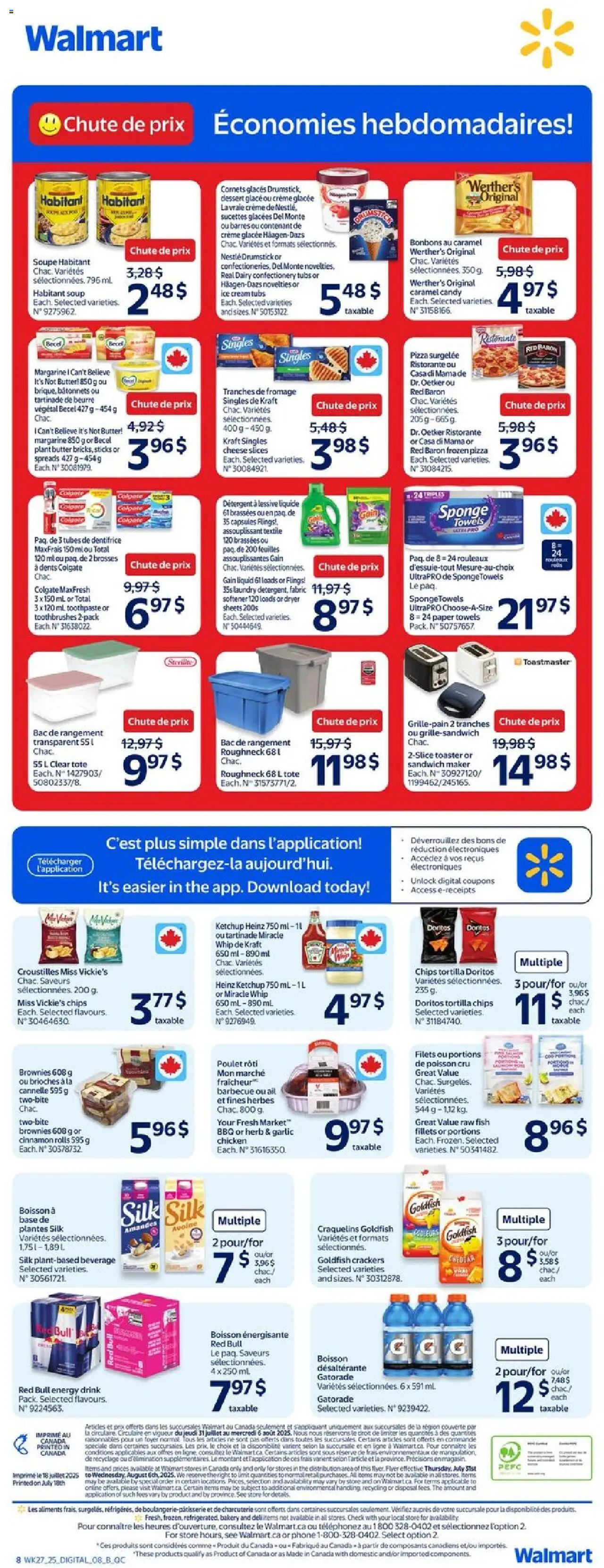Walmart flyer valid from Jul 31, 2025 - page number 2
