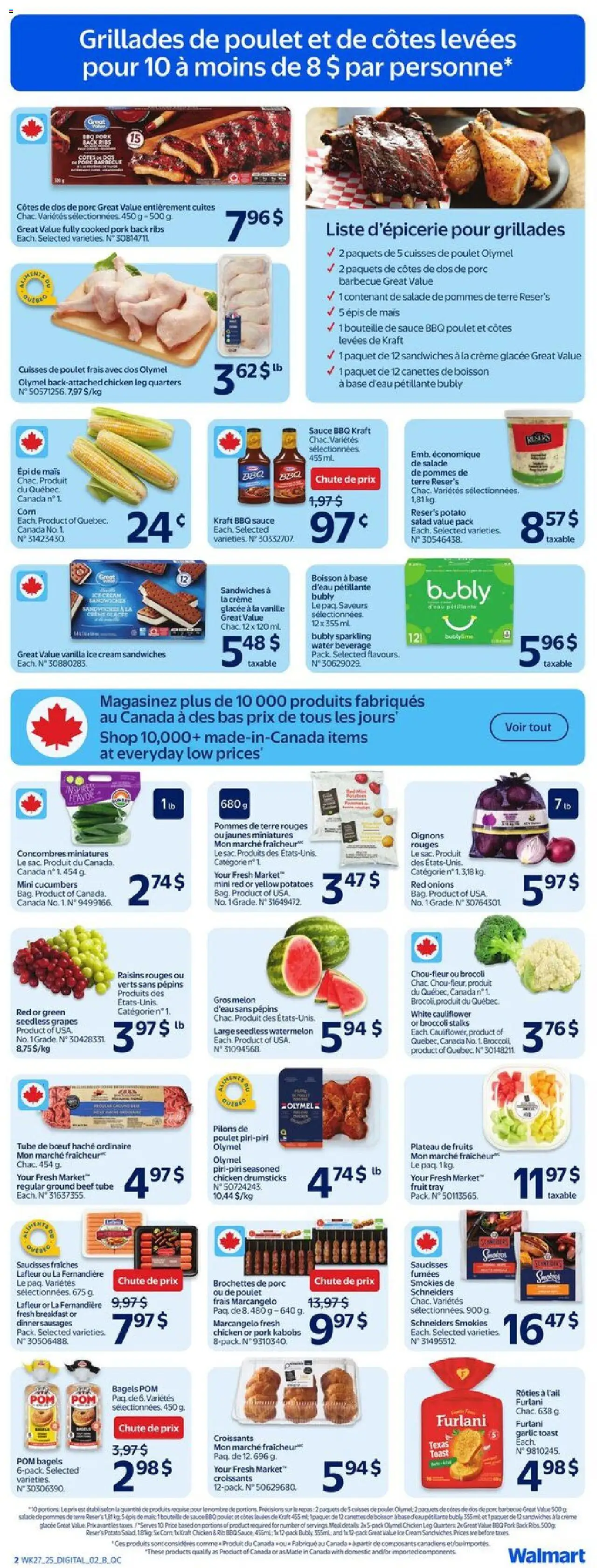 Walmart flyer valid from Jul 31, 2025 - page number 3