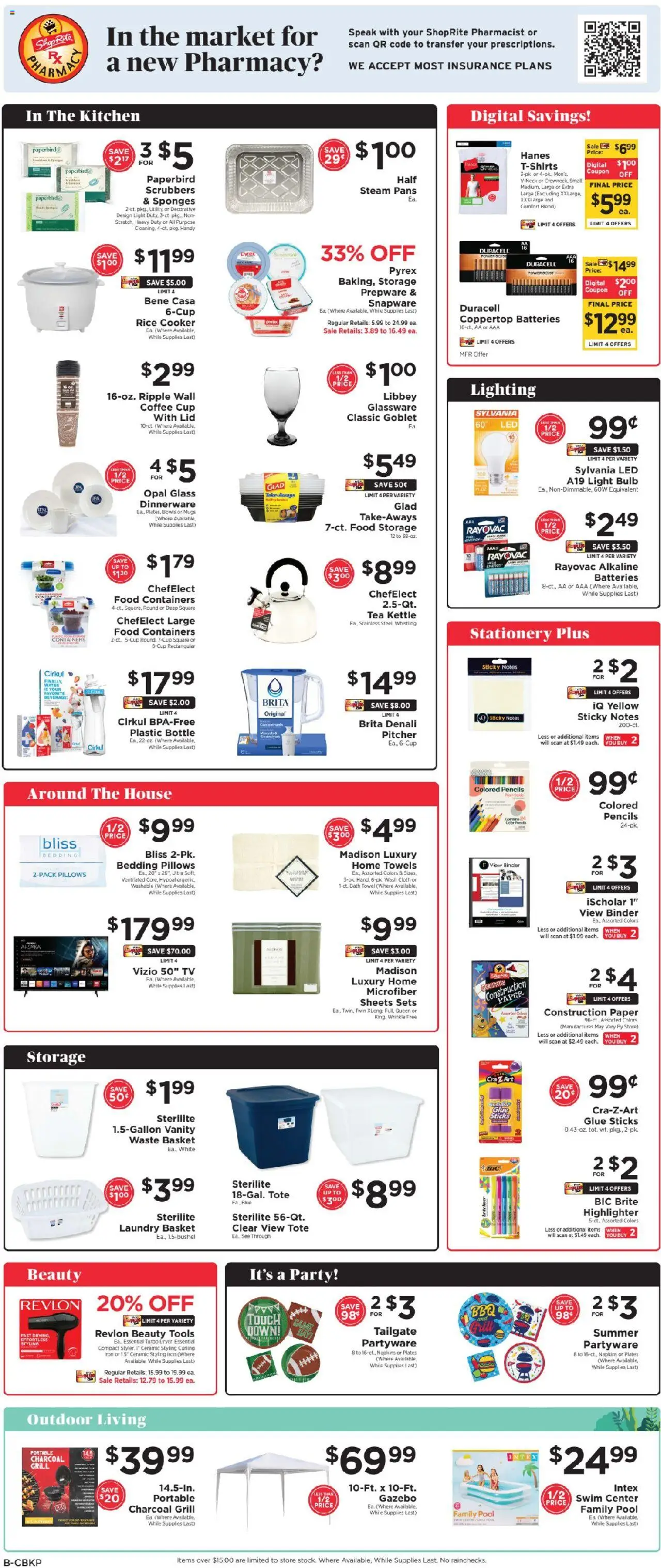 ShopRite Circular from 07/31/2025 >> Weekly Ad, flyer - Page number 12