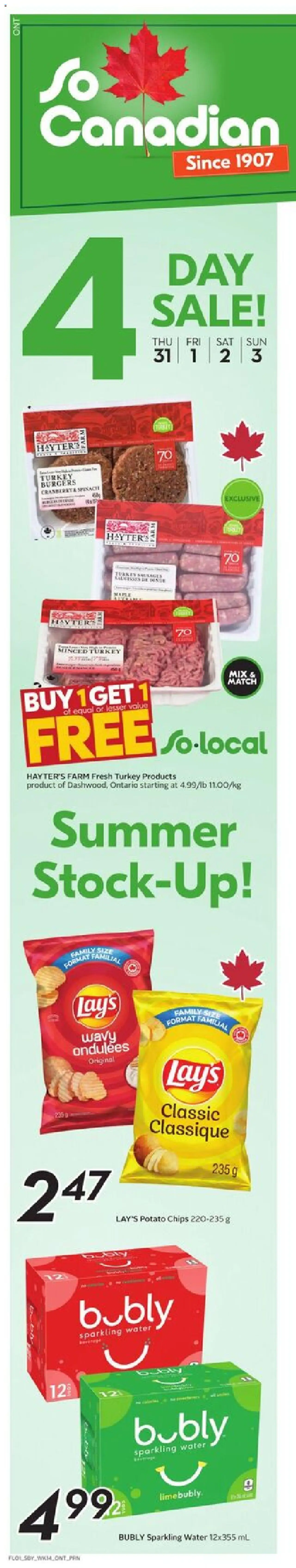 Sobeys flyer valid from Jul 31, 2025 - page number 2