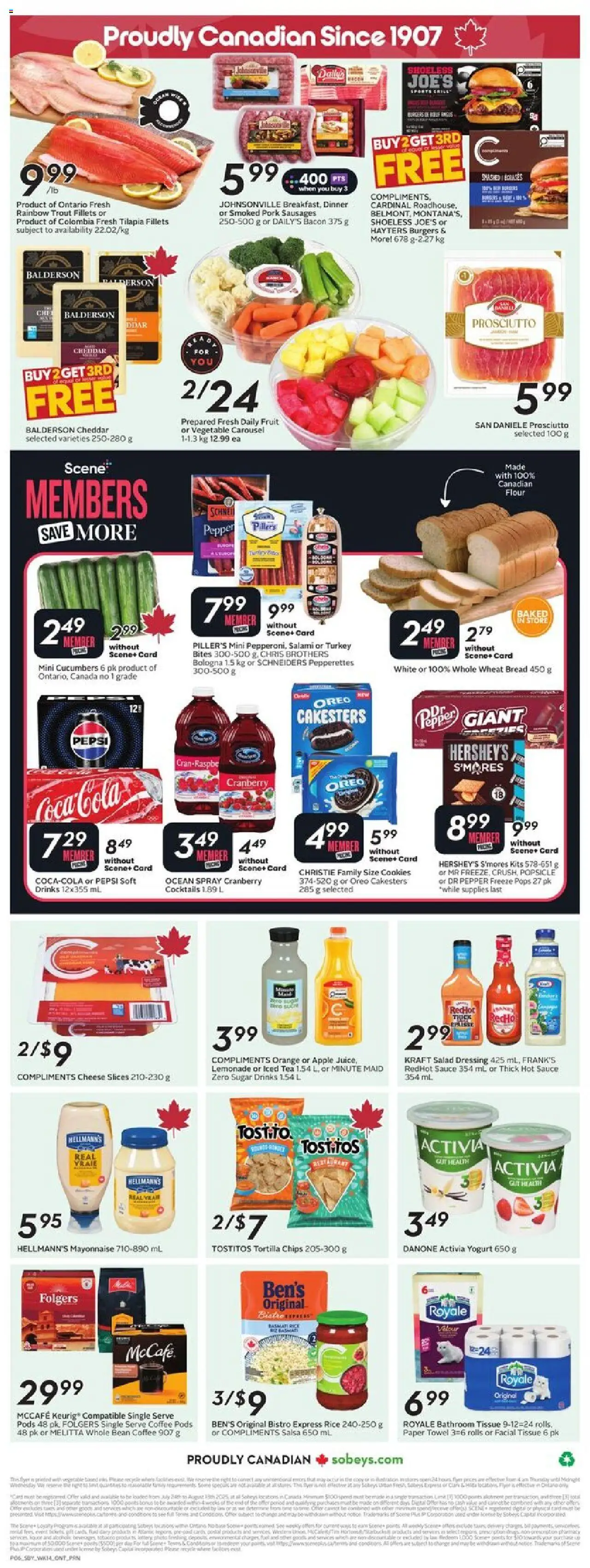 Sobeys flyer valid from Jul 31, 2025 - page number 4