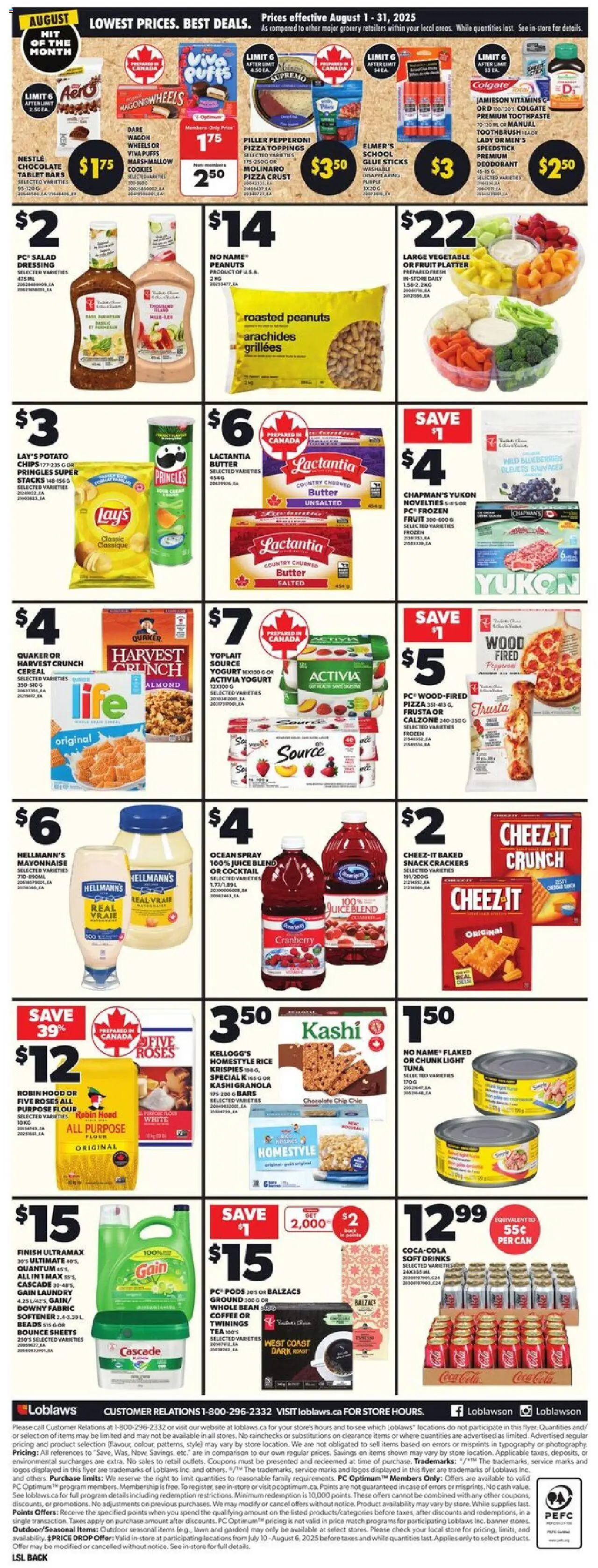 Loblaws flyer valid from Jul 31, 2025 - page number 4