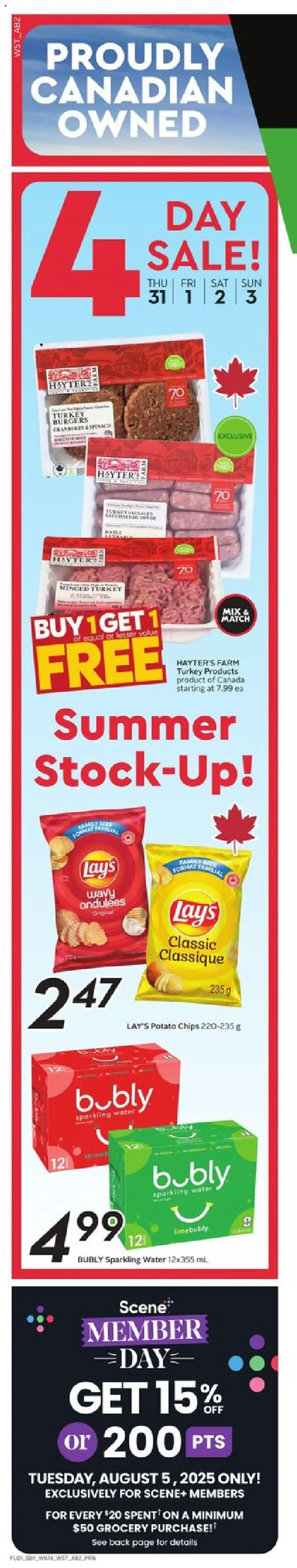 Sobeys flyer valid from Jul 31, 2025 - page number 2