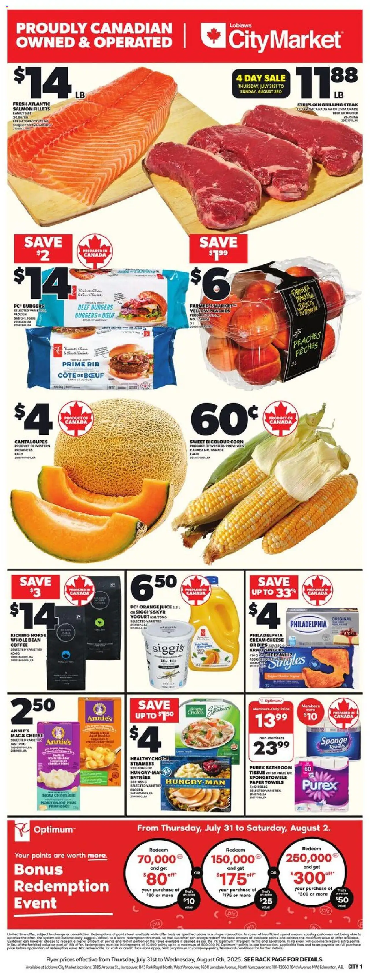Loblaws flyer valid from Jul 31, 2025 - page number 3