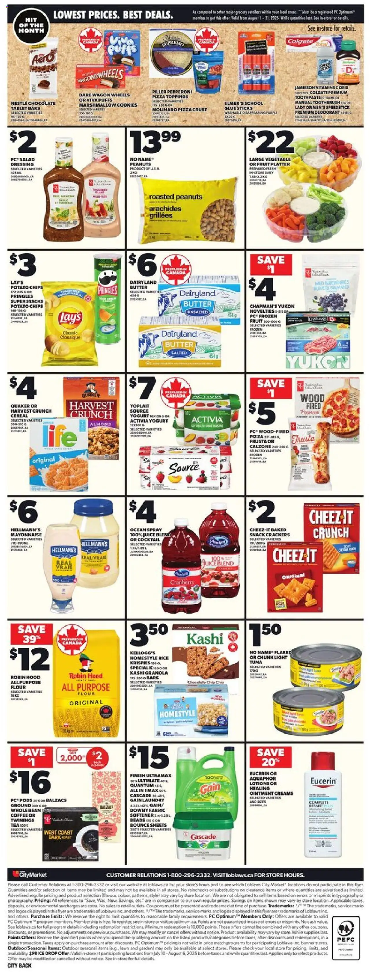 Loblaws flyer valid from Jul 31, 2025 - page number 4
