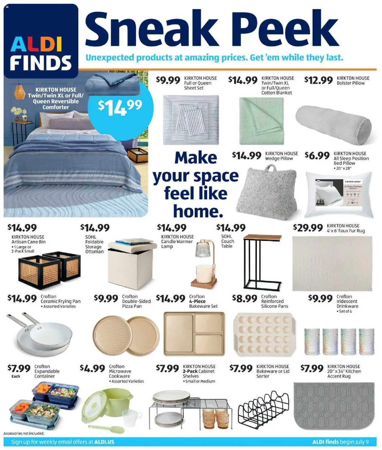 Aldi Weekly Ad from 07/09/2025 - Flyer, Sales ad - Page number 1