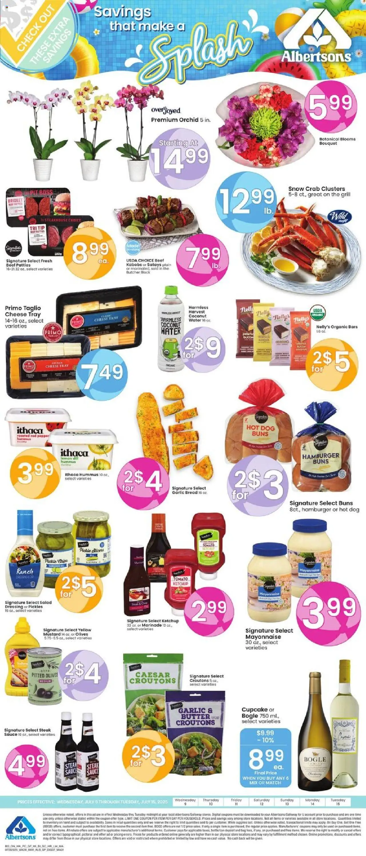 Albertsons Specialty Publication from 07/09/2025 - Flyer - Page number 1