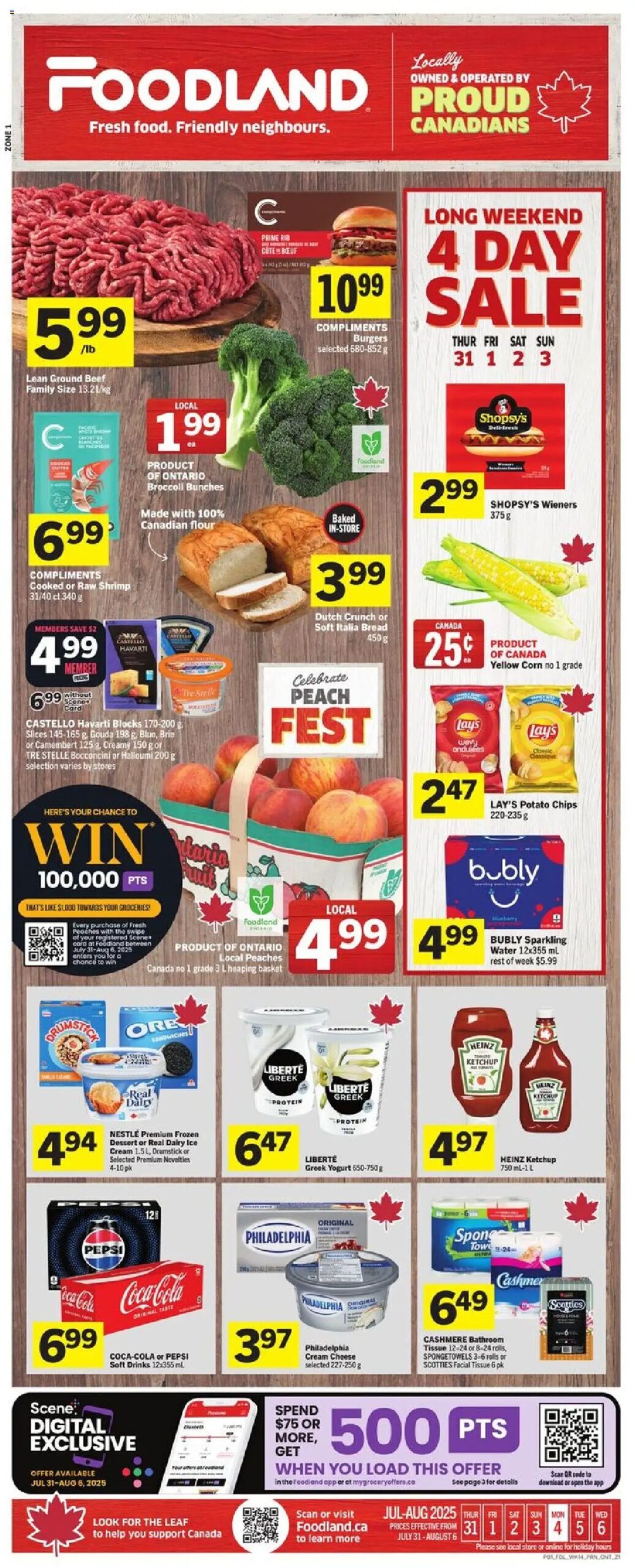Foodland weekly flyer starting Jul 31 2025 scaled