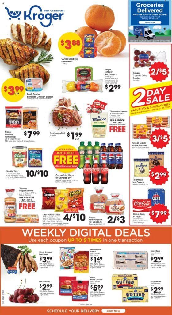 KROGER Weekly ad from 07162025 gtgt Ad for next week