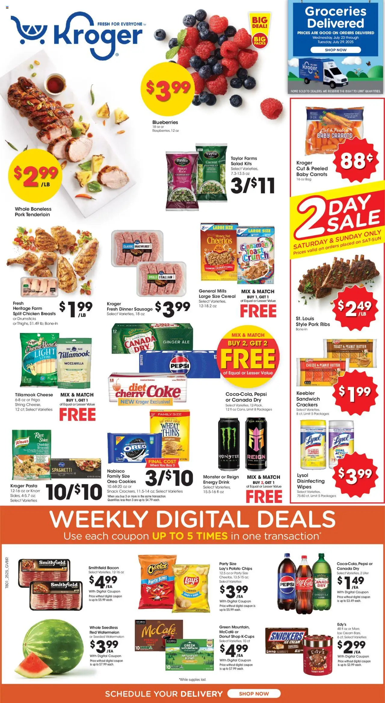 Kroger Weekly ads from 07/23/2025 >> Ad for next week - Page number 1