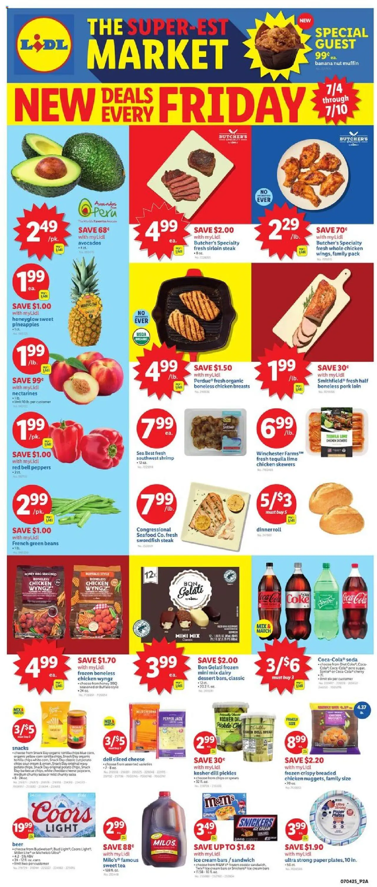 Lidl Weekly Ad from 07/04/2025 - Circular, Weekly flyer - Page number 1