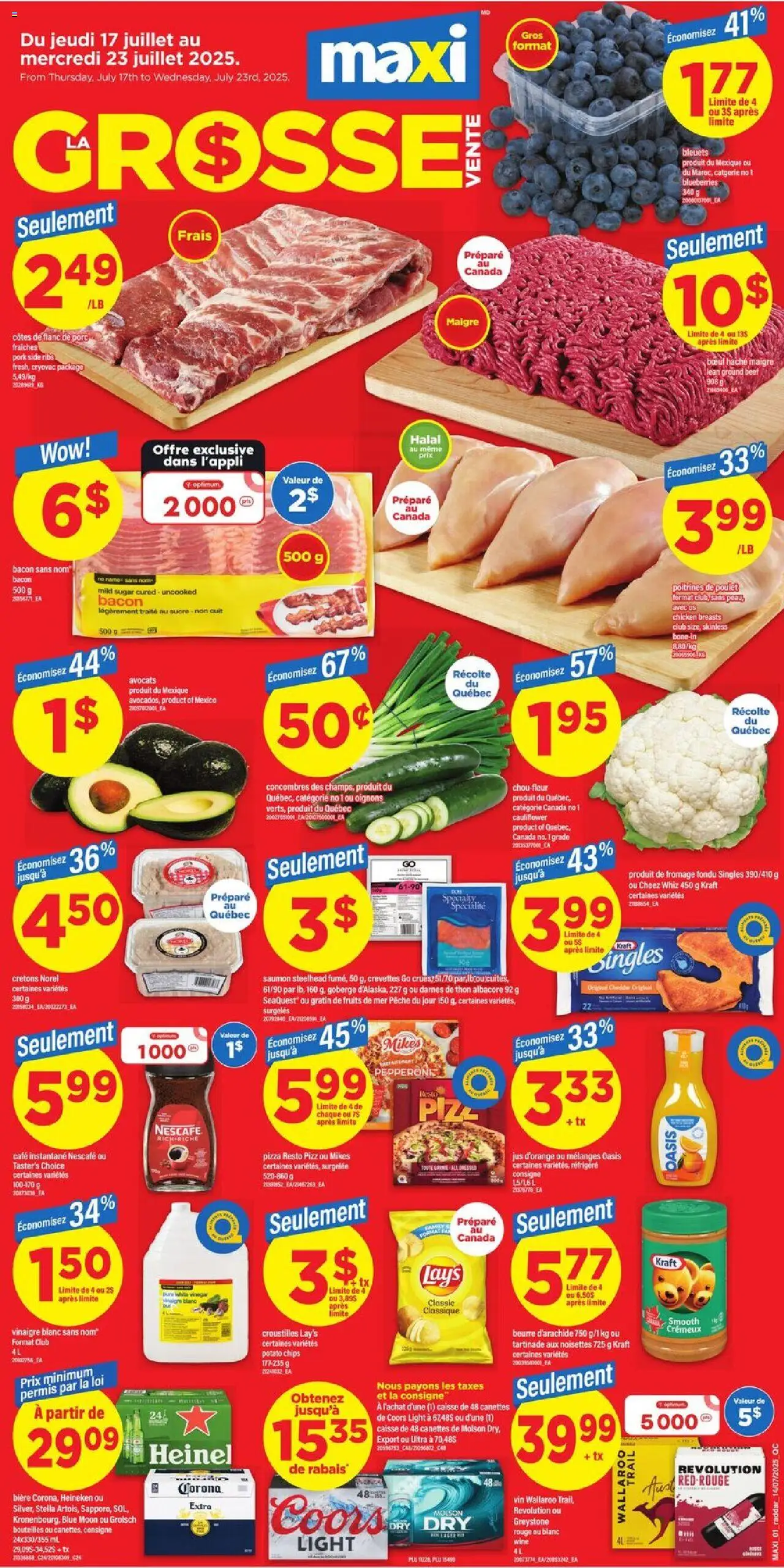 Maxi flyer valid from Jul 17, 2025 - page number 1