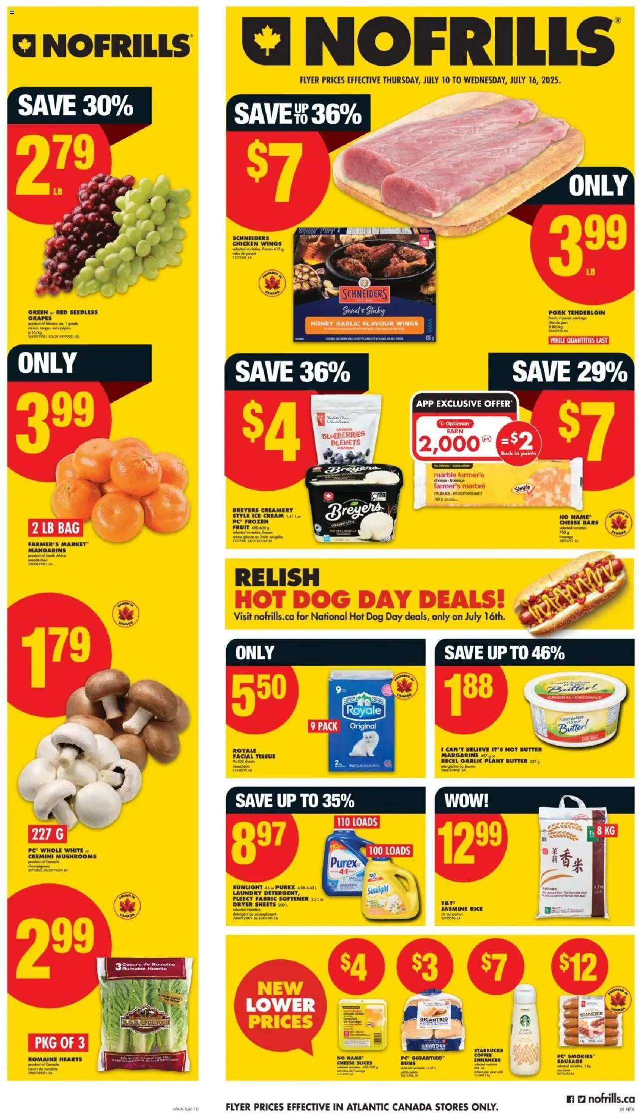No Frills flyer valid from Jul 10, 2025 - page number 1