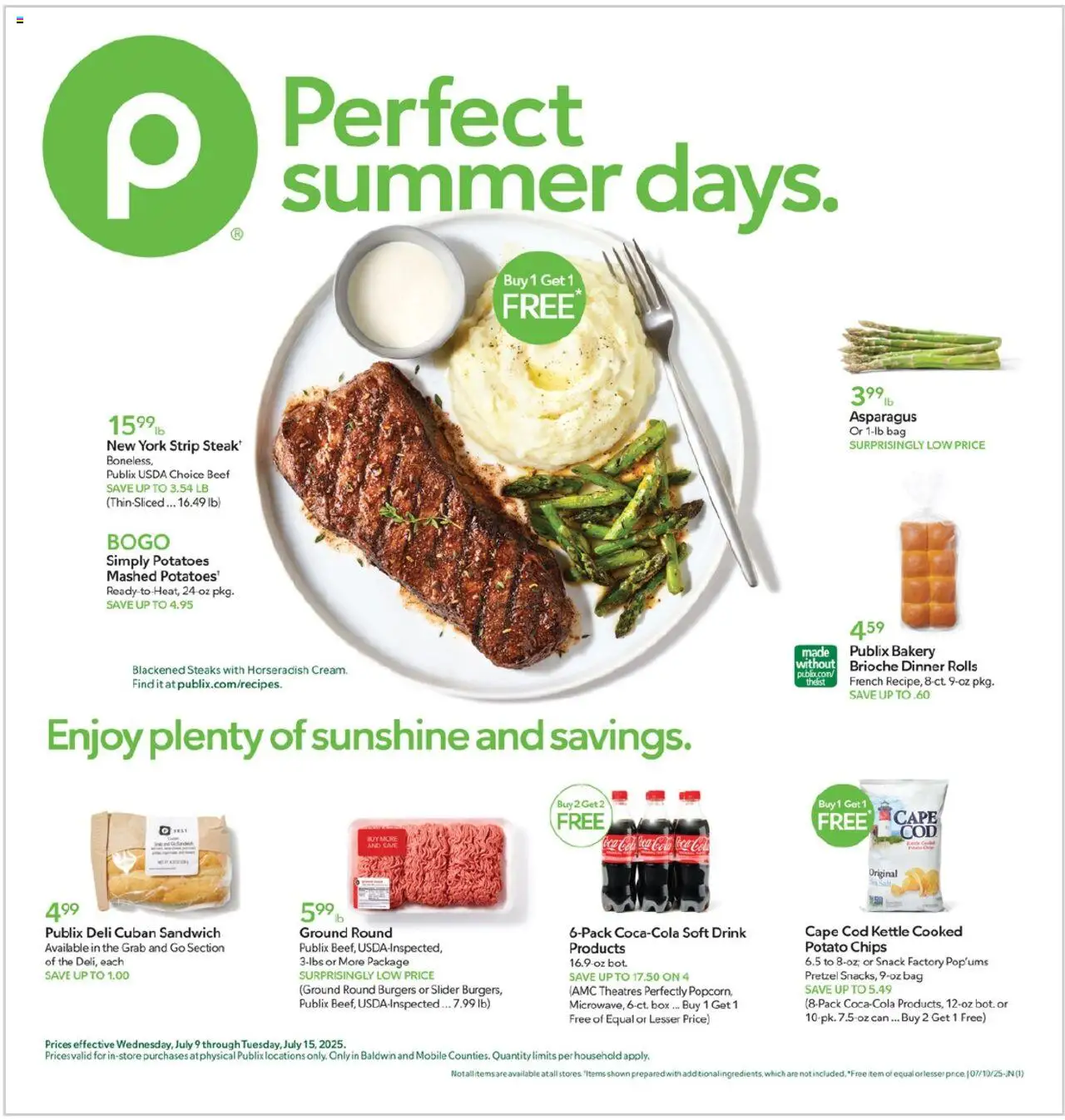 PUBLIX Weekly ad from 07092025 gtgt Ad this week Flyer