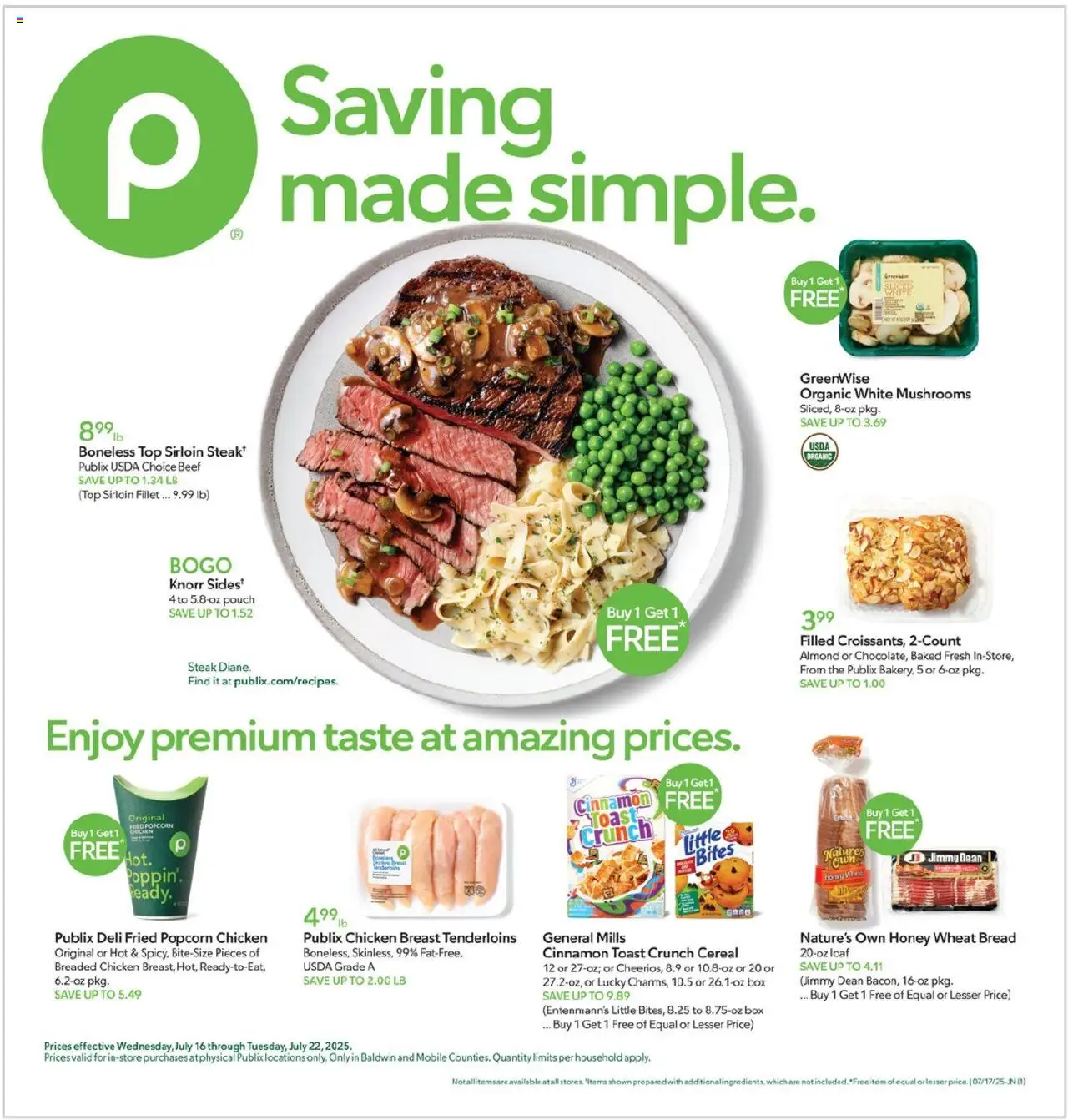 PUBLIX Weekly ad from 07162025 gtgt Ad this week Flyer