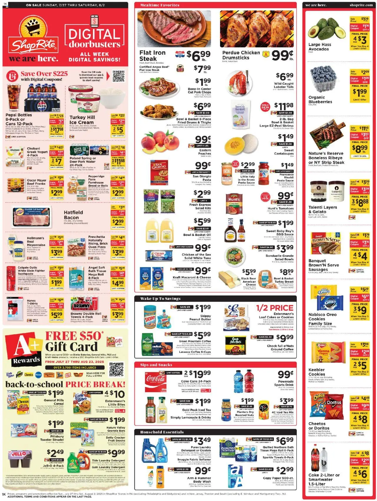 ShopRite Circular from 07/24/2025 >> Weekly Ad, flyer - Page number 1