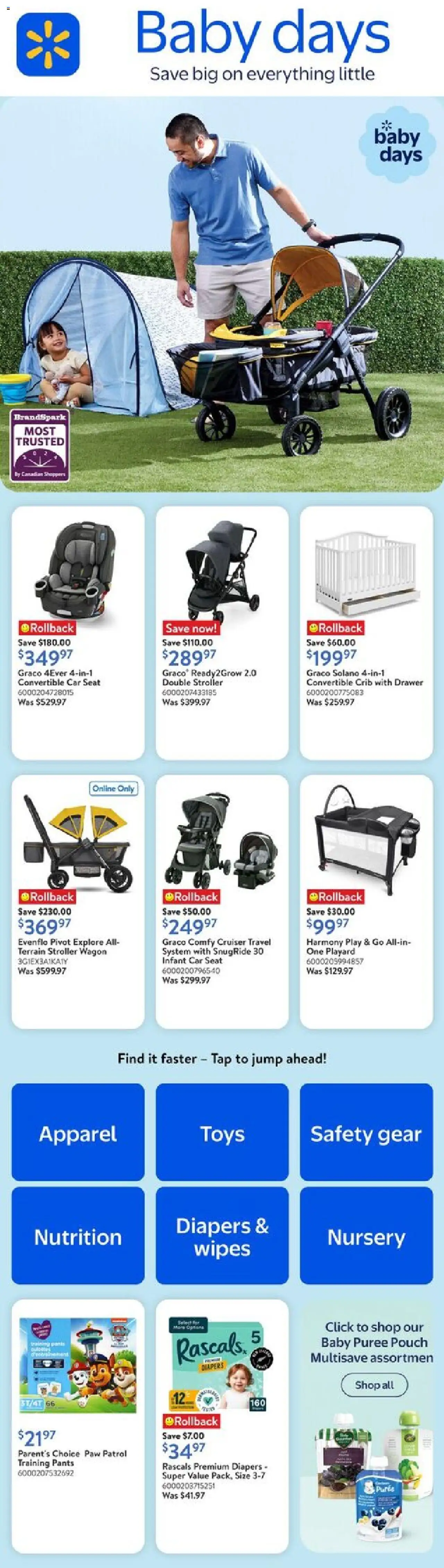 Walmart flyer valid from Jun 19, 2025 - page number 1