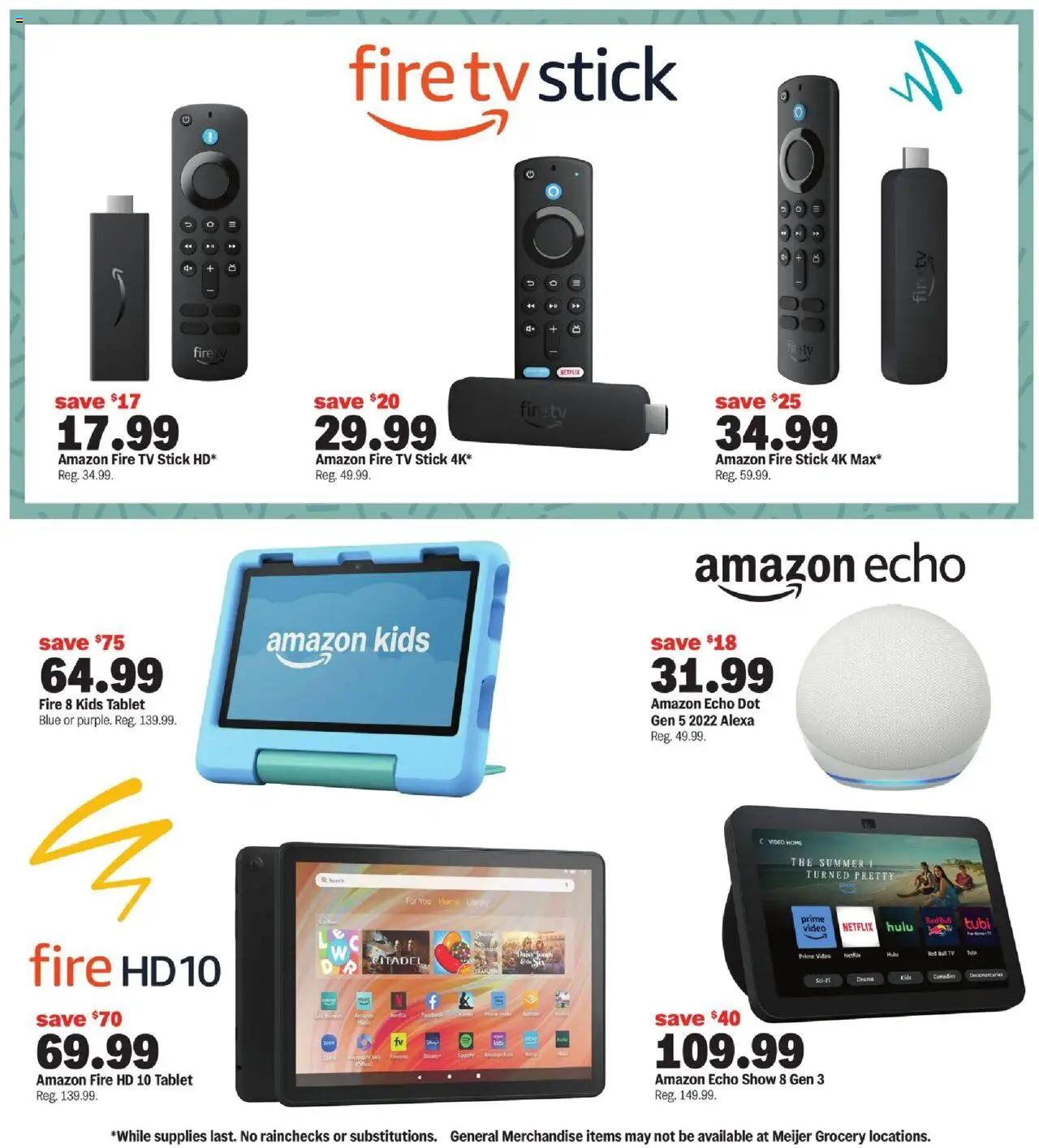 MEIJER AD from 07/27/2025 - Dorm Room Deals - PREVIEW - Page number 5