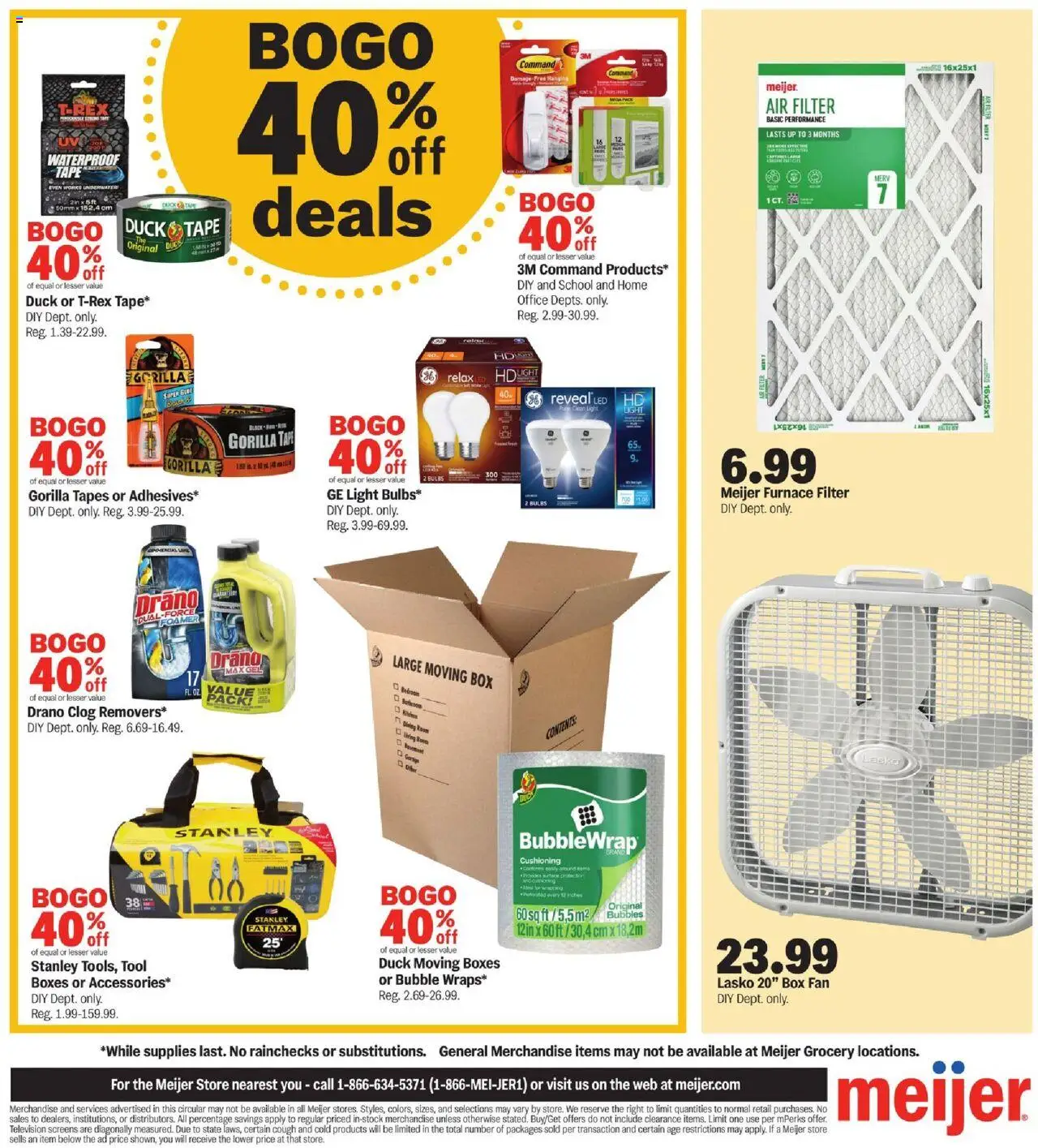 MEIJER AD from 07/27/2025 - Dorm Room Deals - PREVIEW - Page number 15