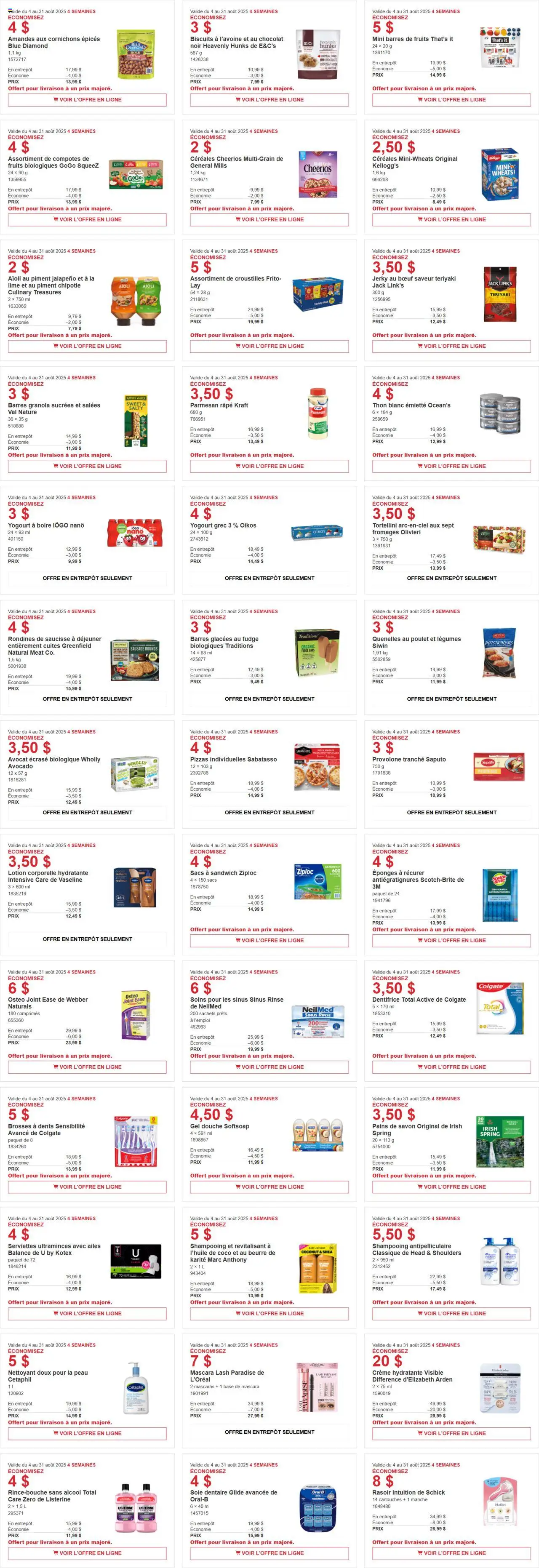 Costco flyer valid from Aug 04, 2025 - page number 2
