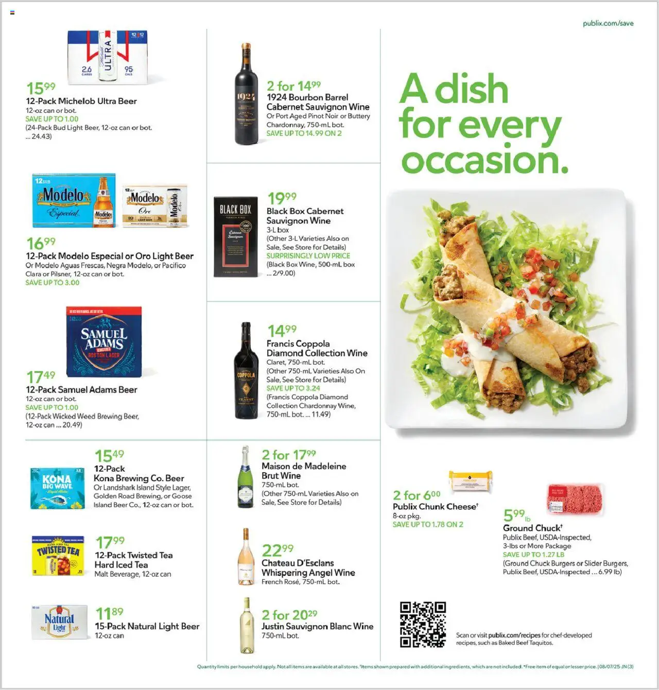 Publix Weekly ad from (08/06/2025) - Ad this week, Flyer - Page number 3