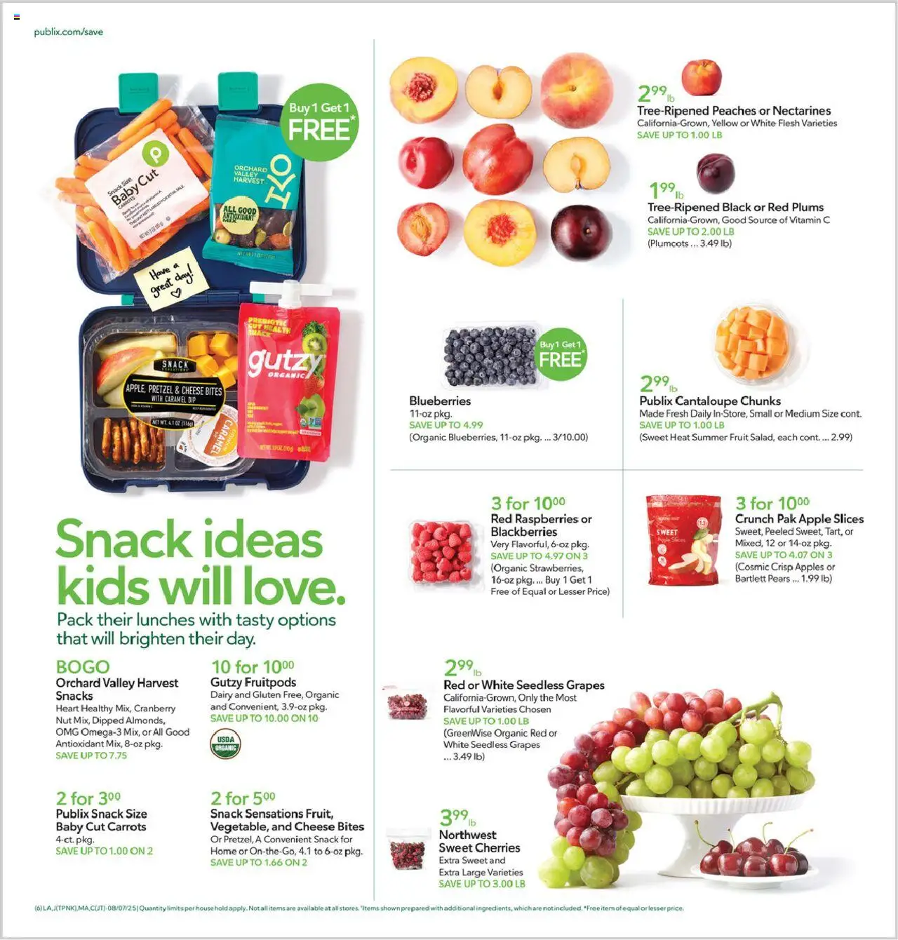 Publix Weekly ad from (08/06/2025) - Ad this week, Flyer - Page number 6