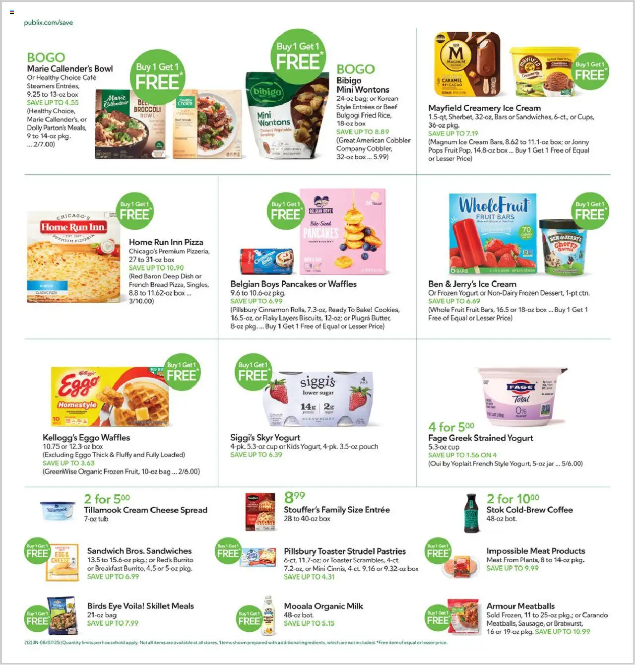 Publix Weekly ad from (08/06/2025) - Ad this week, Flyer - Page number 12