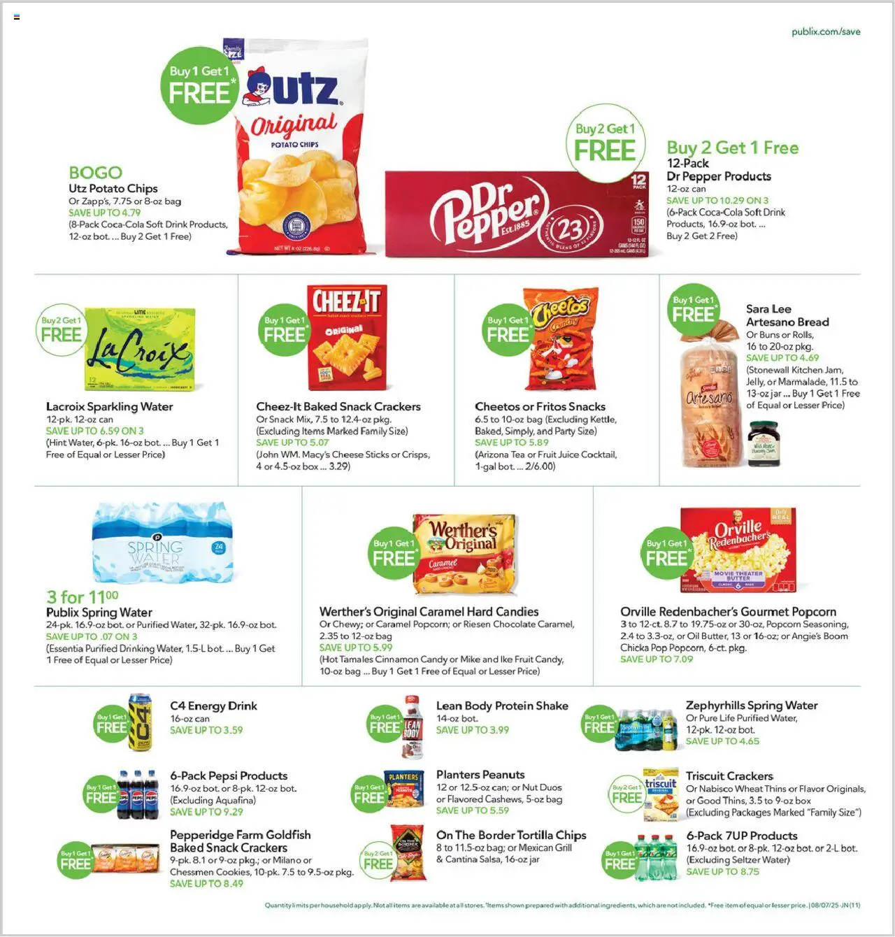 Publix Weekly ad from (08/06/2025) - Ad this week, Flyer - Page number 11