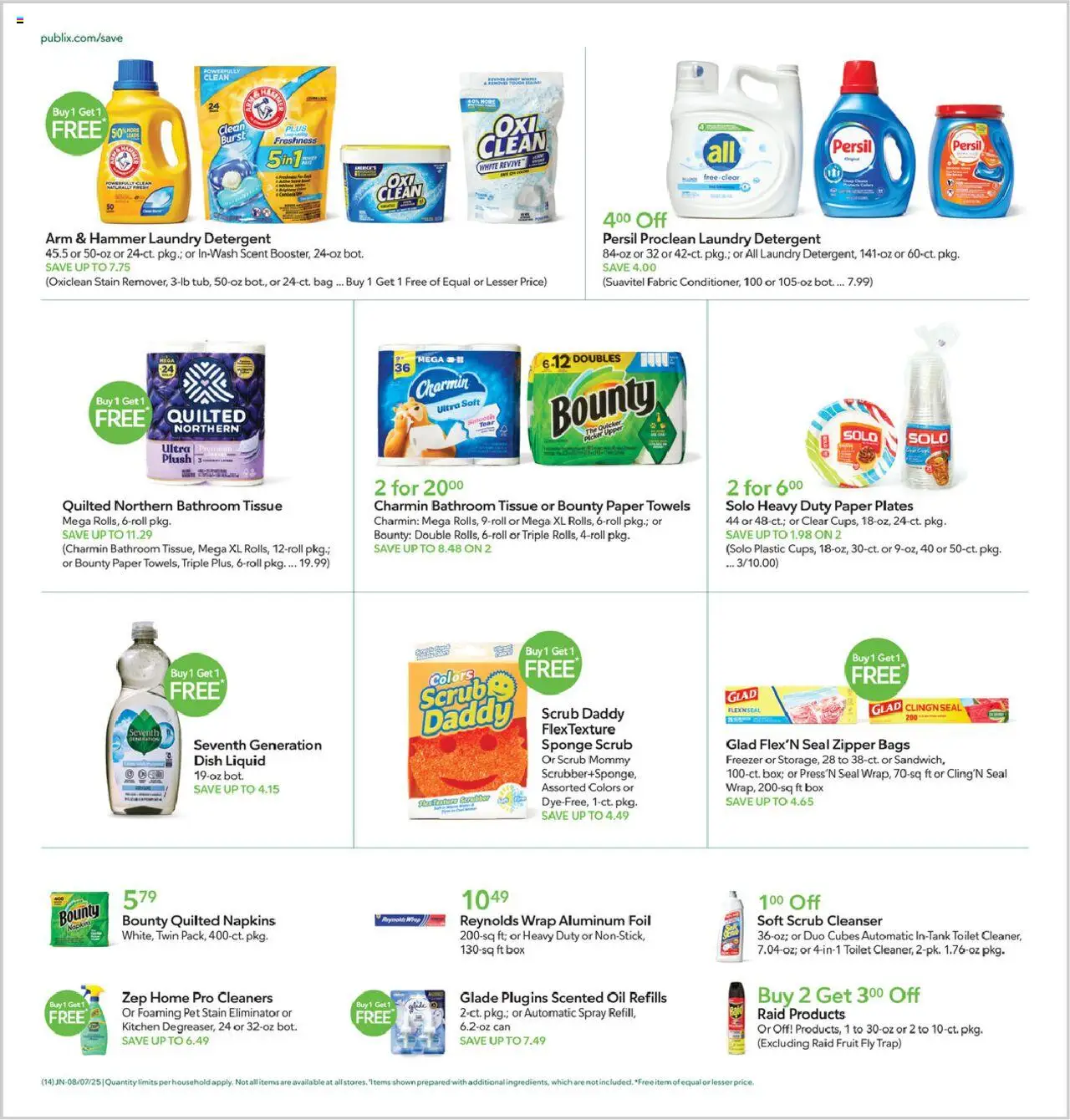 Publix Weekly ad from (08/06/2025) - Ad this week, Flyer - Page number 14