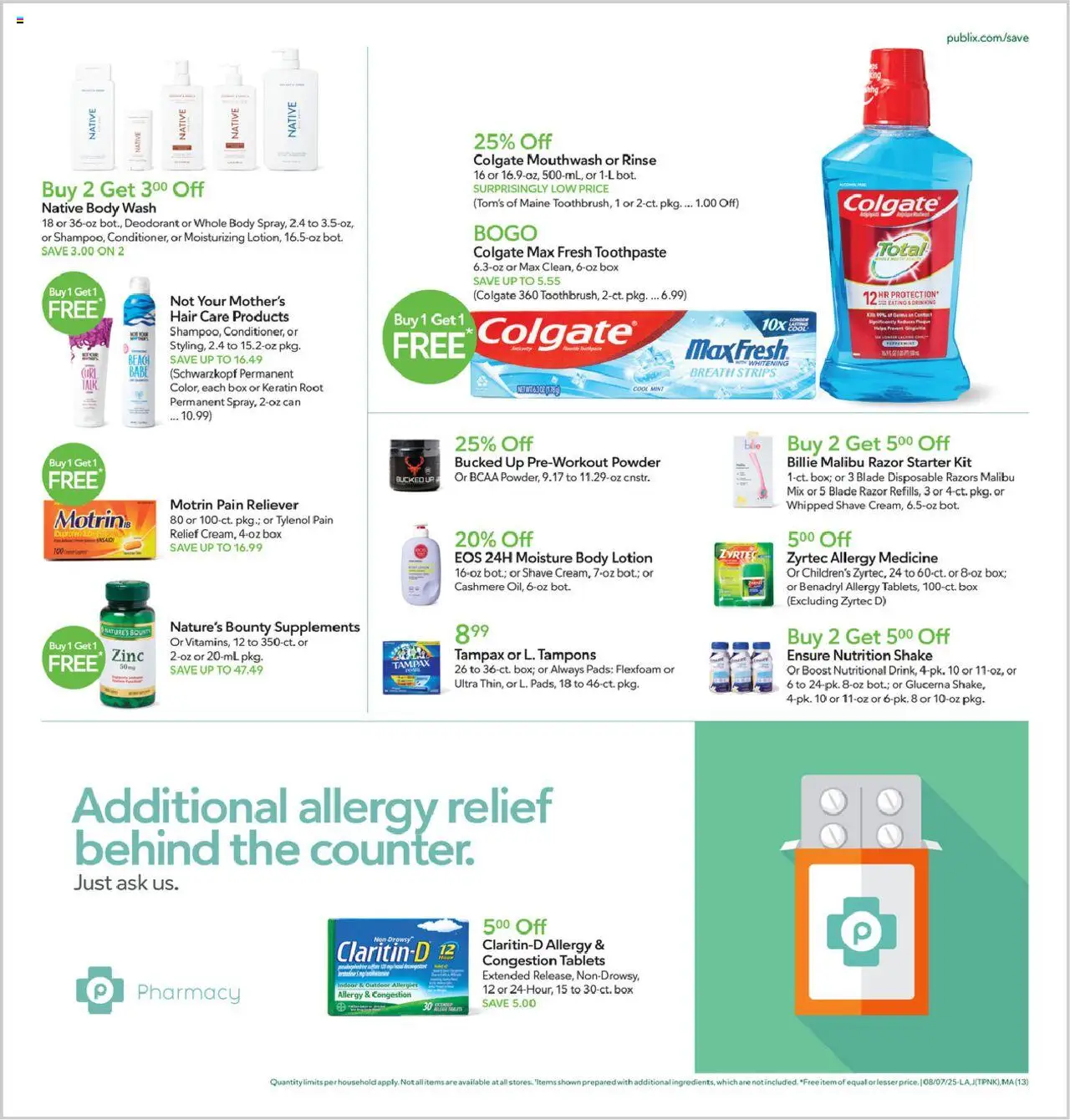 Publix Weekly ad from (08/06/2025) - Ad this week, Flyer - Page number 13