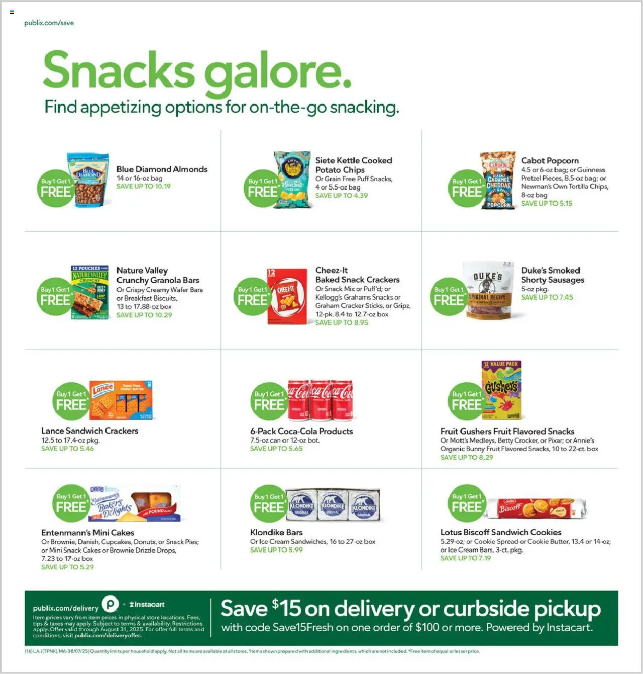 Publix Weekly ad from (08/06/2025) - Ad this week, Flyer - Page number 16