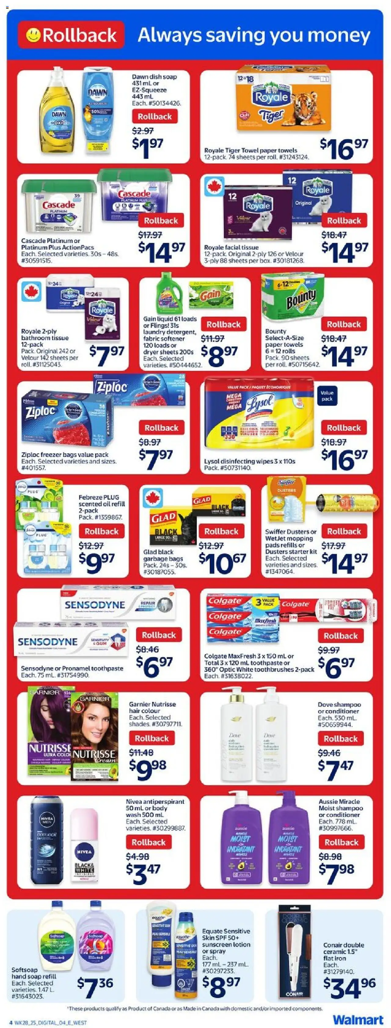 Walmart flyer valid from Aug 07, 2025 - page number 8