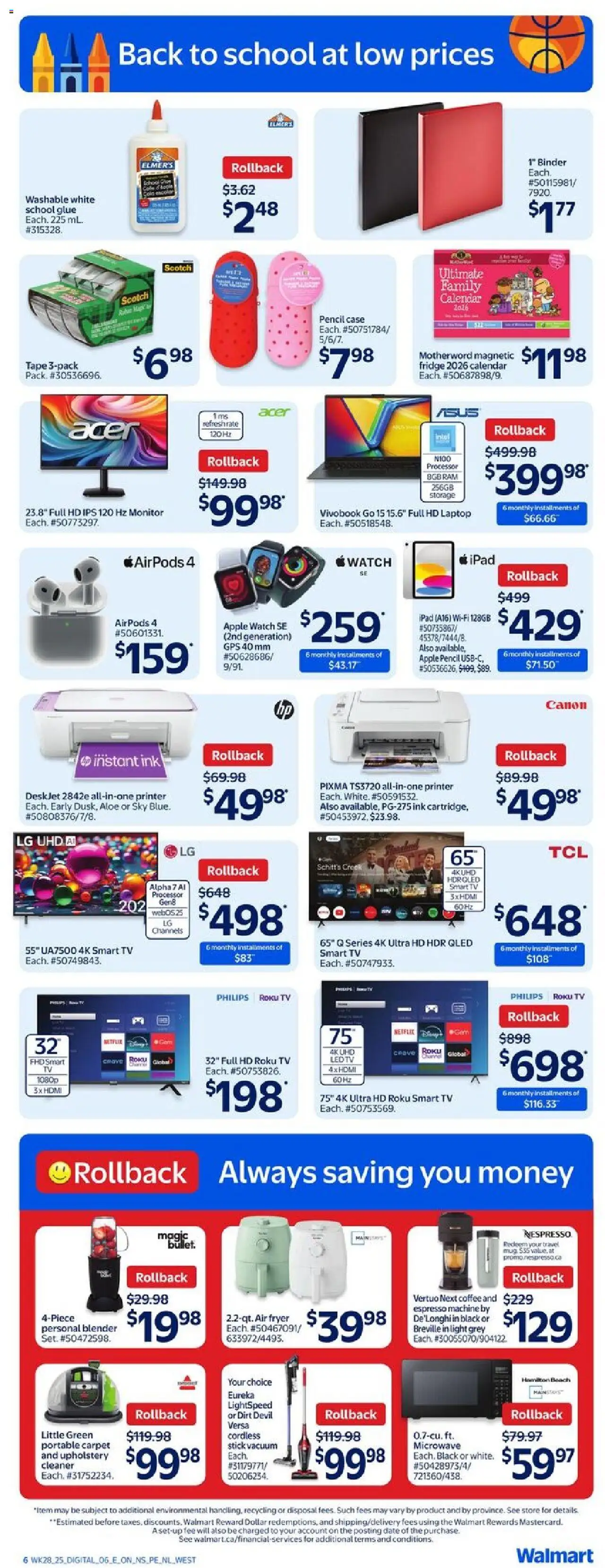 Walmart flyer valid from Aug 07, 2025 - page number 10