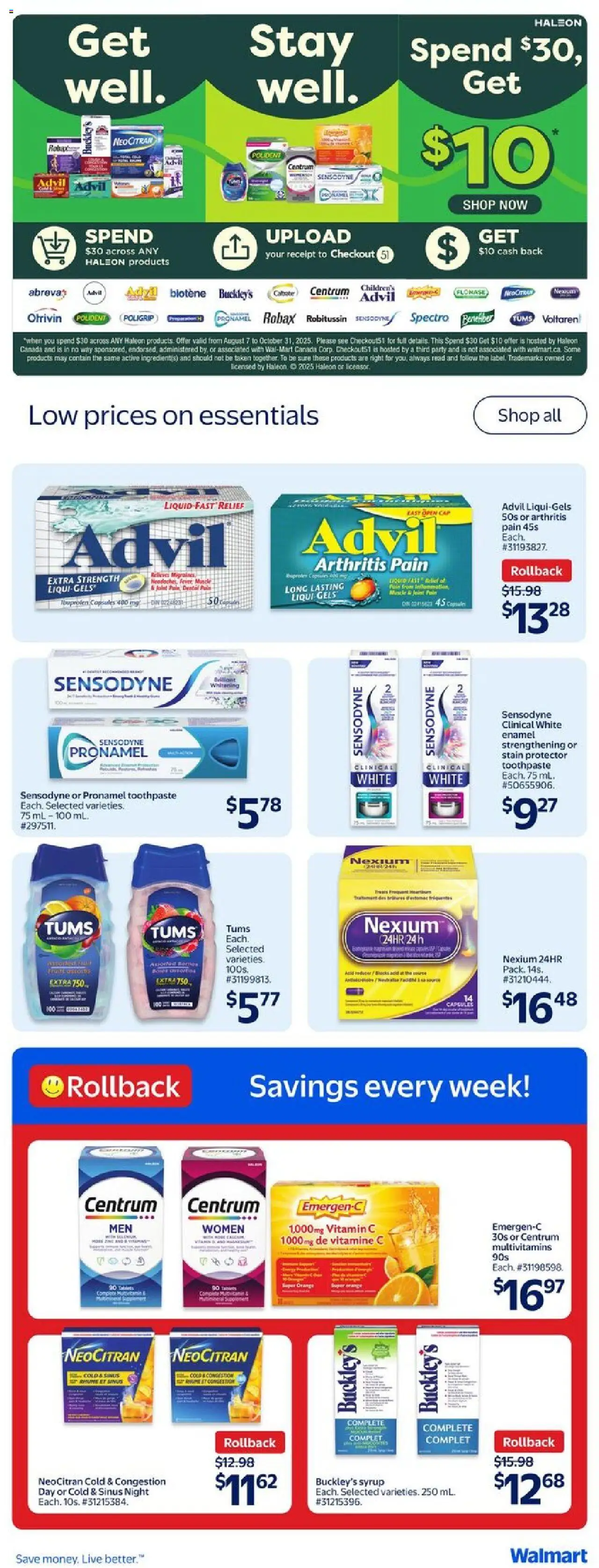 Walmart flyer valid from Aug 07, 2025 - page number 17
