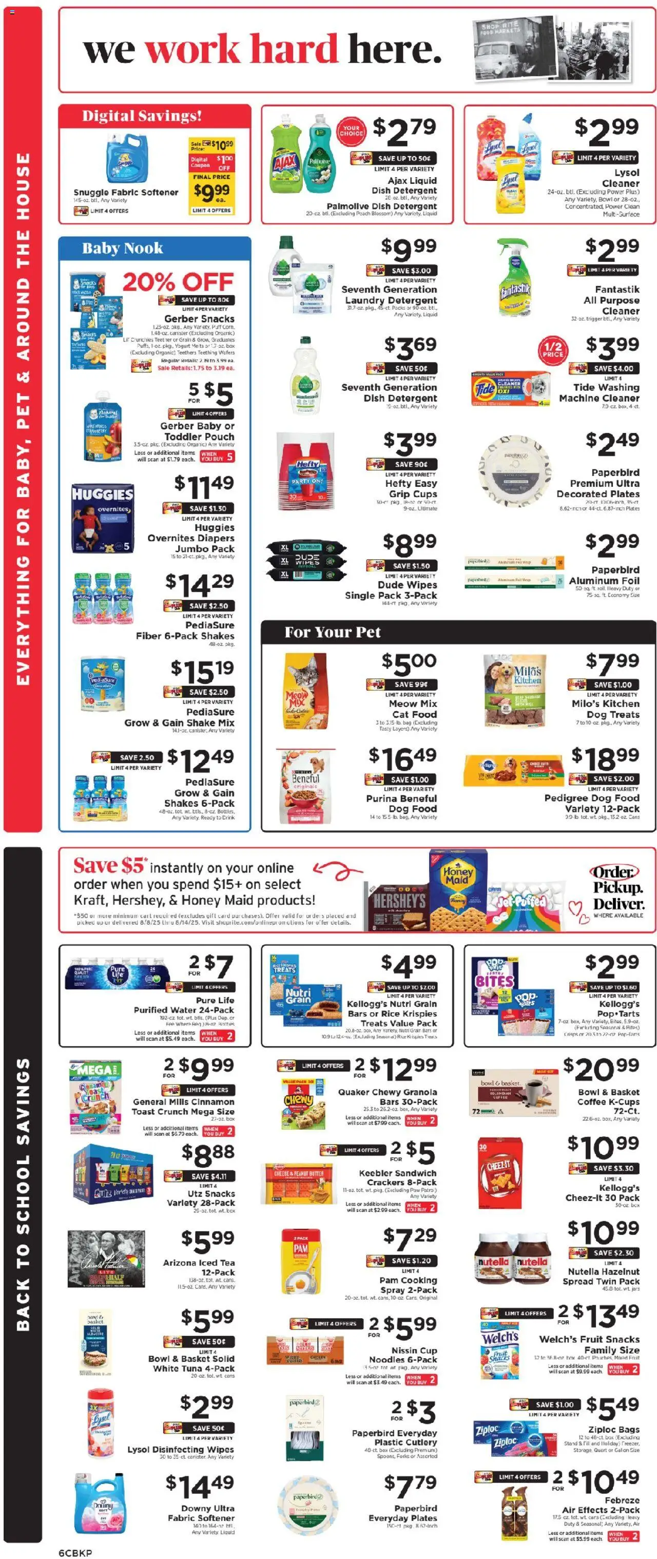 ShopRite Circular from 08/10/2025 >> Weekly Ad, flyer - Page number 6