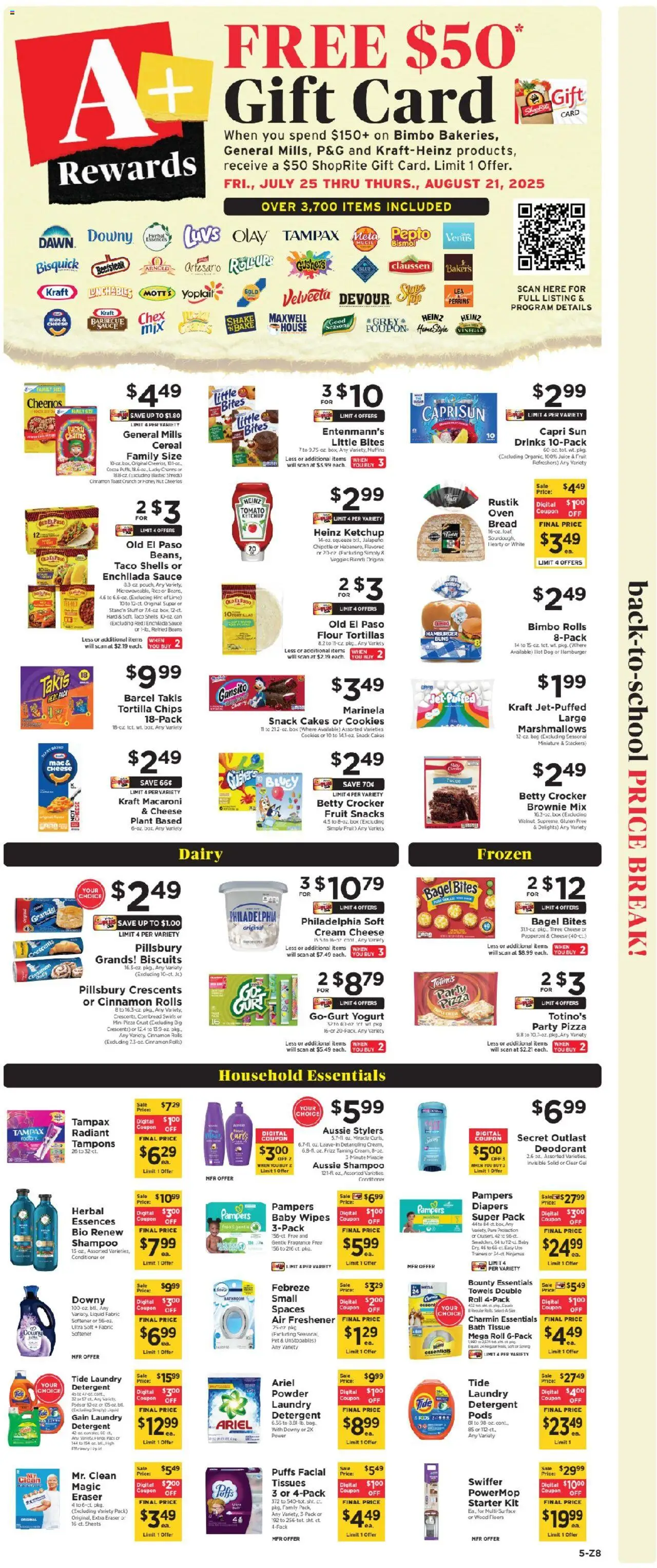 ShopRite Circular from 08/08/2025 >> Weekly Ad, flyer - Page number 5