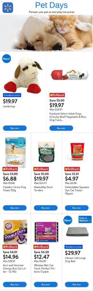 Walmart weekly flyer starting Aug 7, 2025 ⭐️