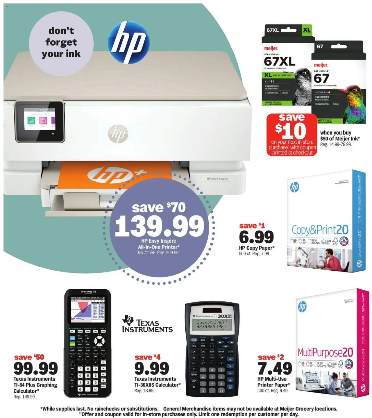 MEIJER AD from 08/10/2025 - Back to Class for Less - PREVIEW - Page number 10
