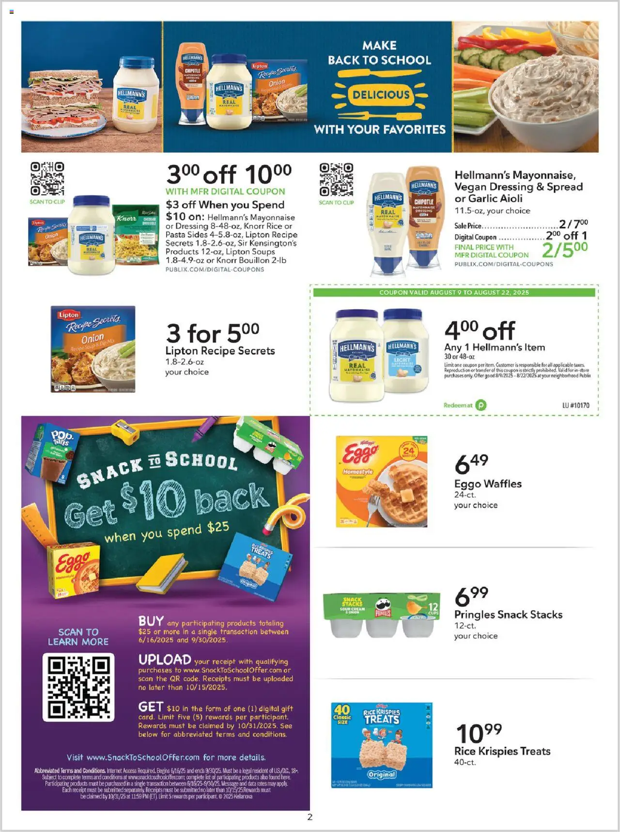 Publix Weekly ad from (08/09/2025) - Ad this week, Flyer - Page number 2