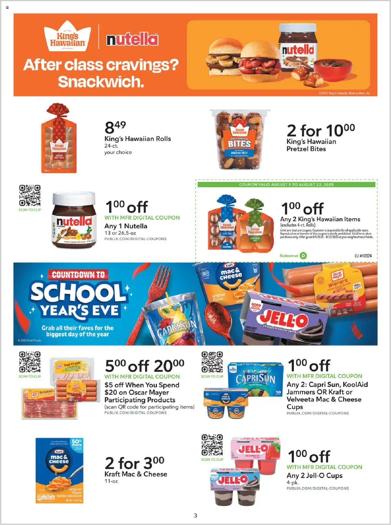 Publix Weekly ad from (08/09/2025) - Ad this week, Flyer - Page number 3