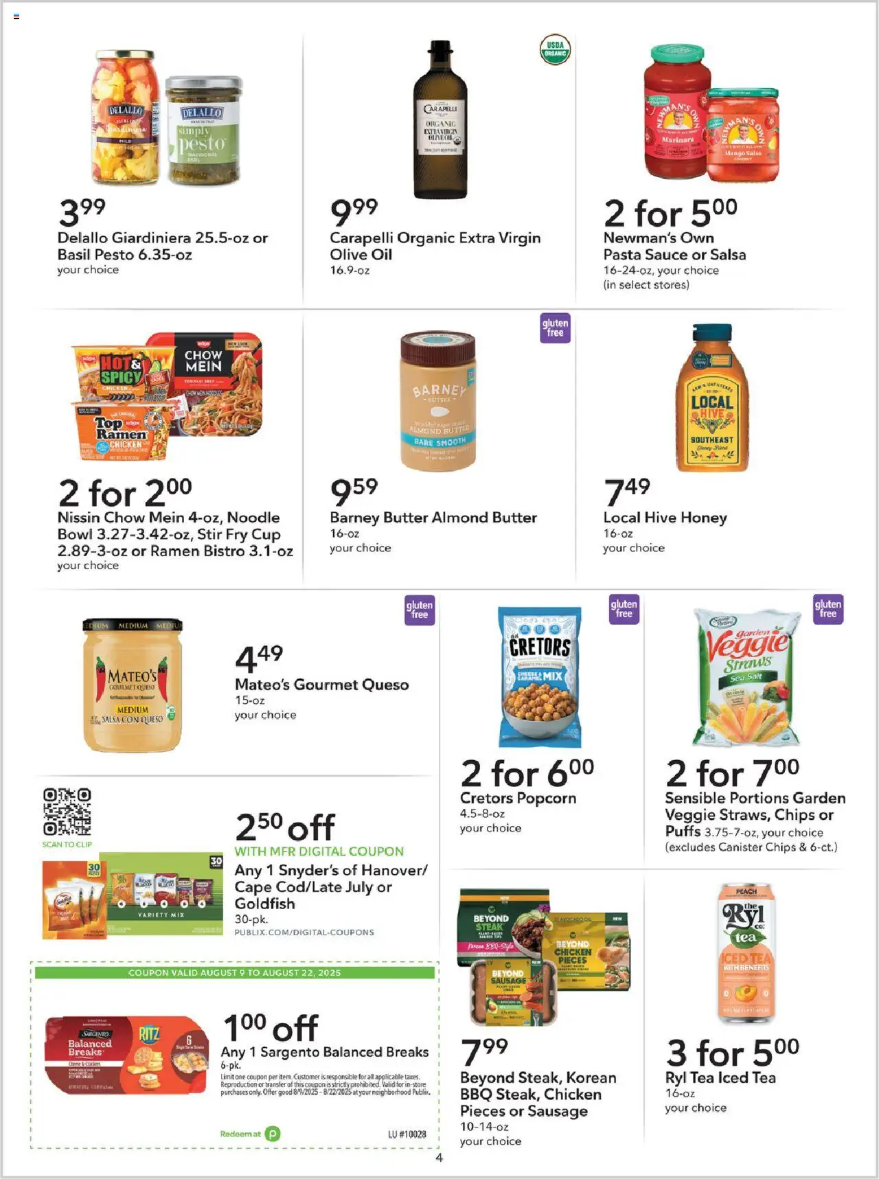 Publix Weekly ad from (08/09/2025) - Ad this week, Flyer - Page number 4