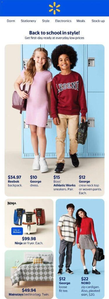 Walmart weekly flyer starting Aug 7, 2025 ⭐️