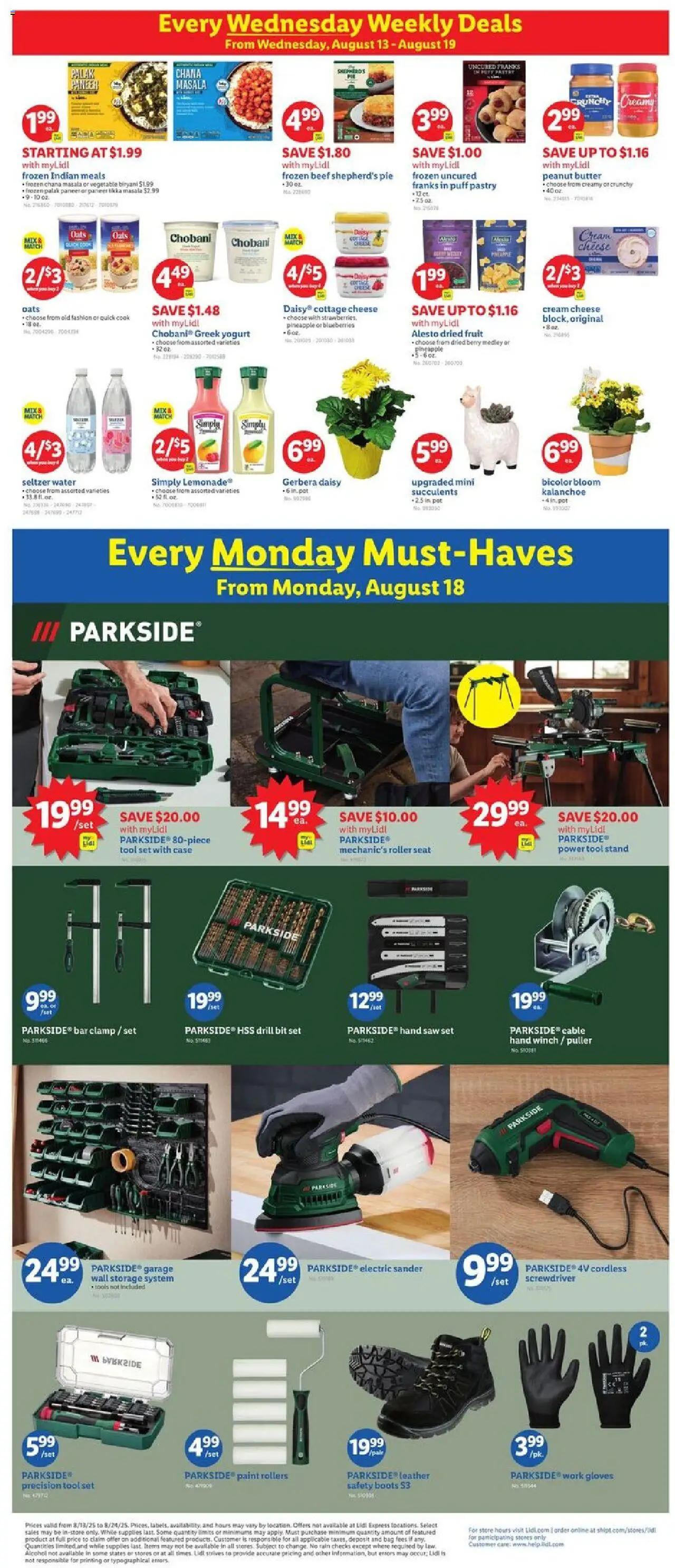 Lidl Weekly Ad from 08/13/2025 - Circular, Weekly flyer - Page number 2