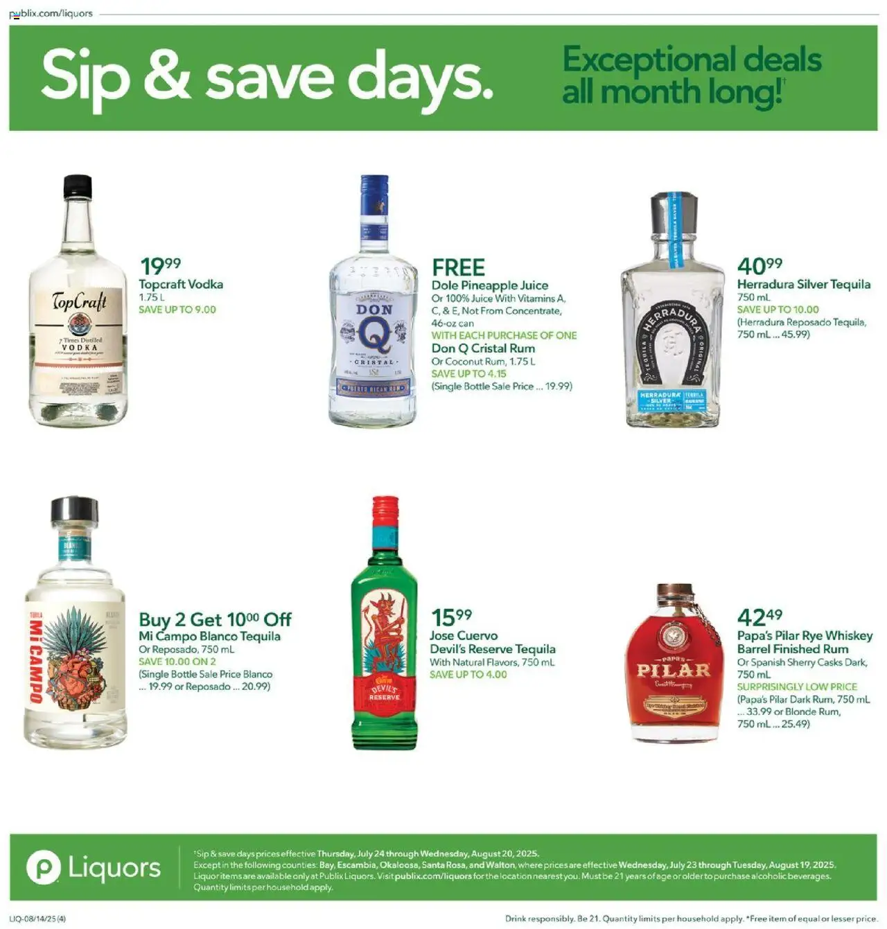 Publix Weekly ad from (08/14/2025) - Ad this week, Flyer - Page number 4