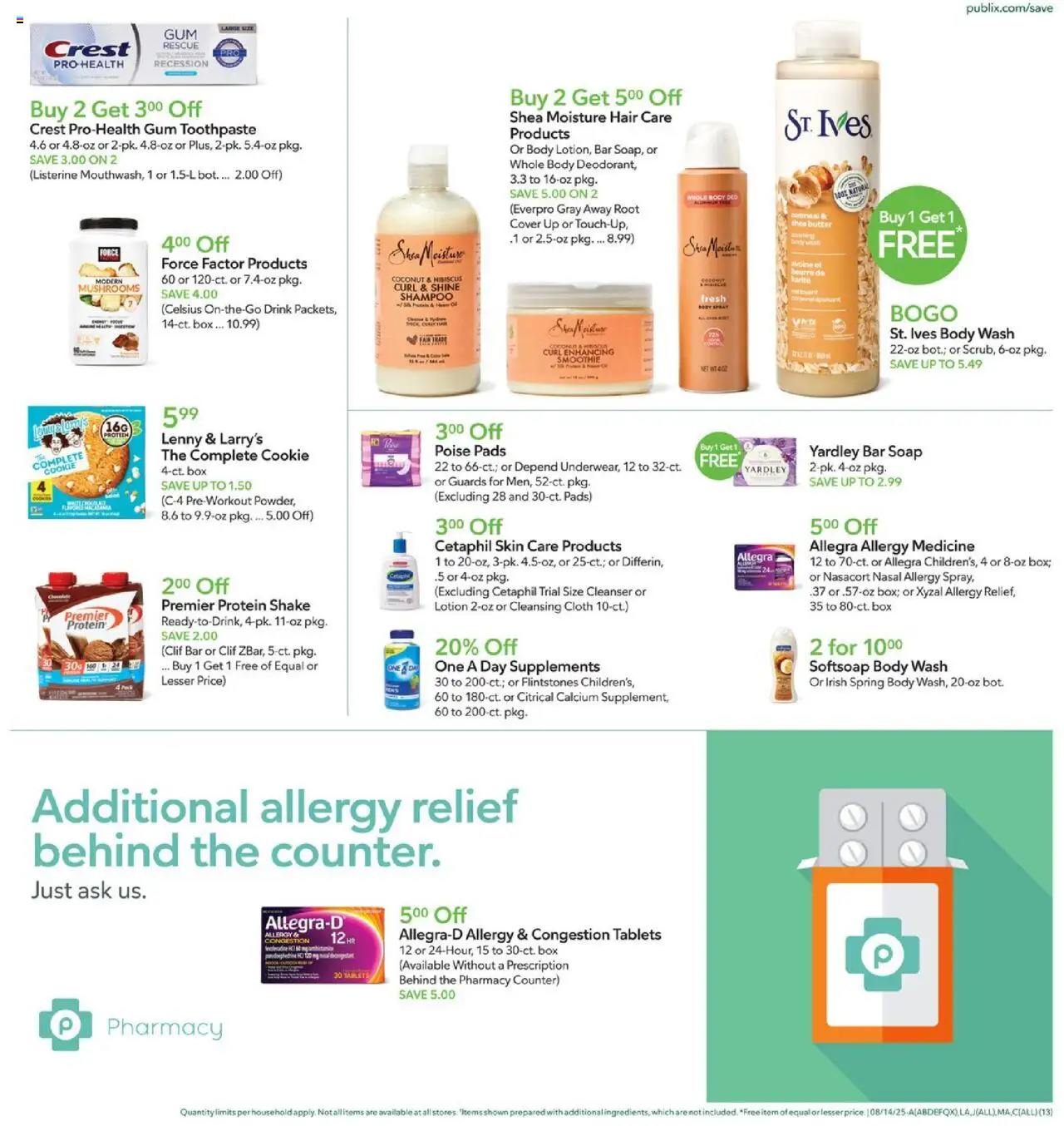 Publix Weekly ad from (08/13/2025) - Ad this week, Flyer - Page number 13