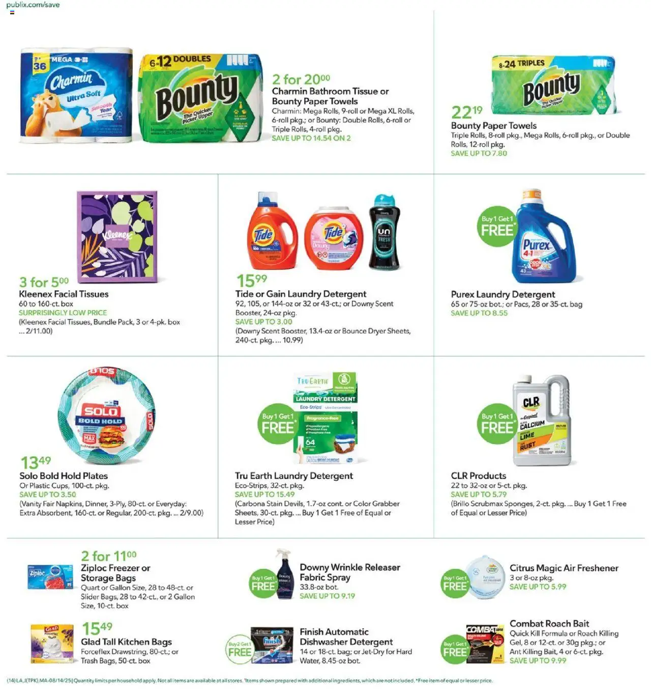 Publix Weekly ad from (08/13/2025) - Ad this week, Flyer - Page number 14